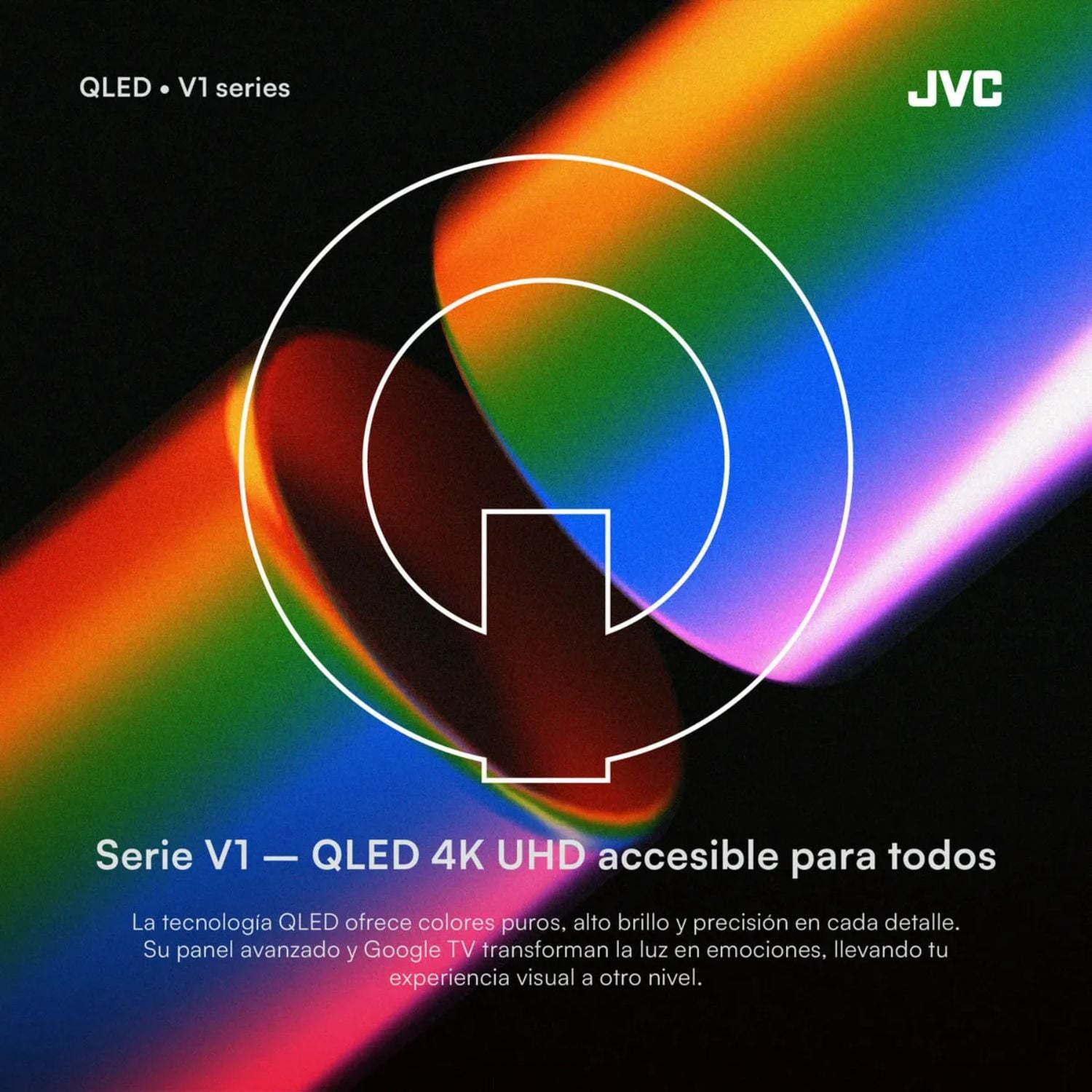 TELEVISOR JVC 43' QLED FHD GOOGLE TV LT-43KM4584 SMART TV - 2