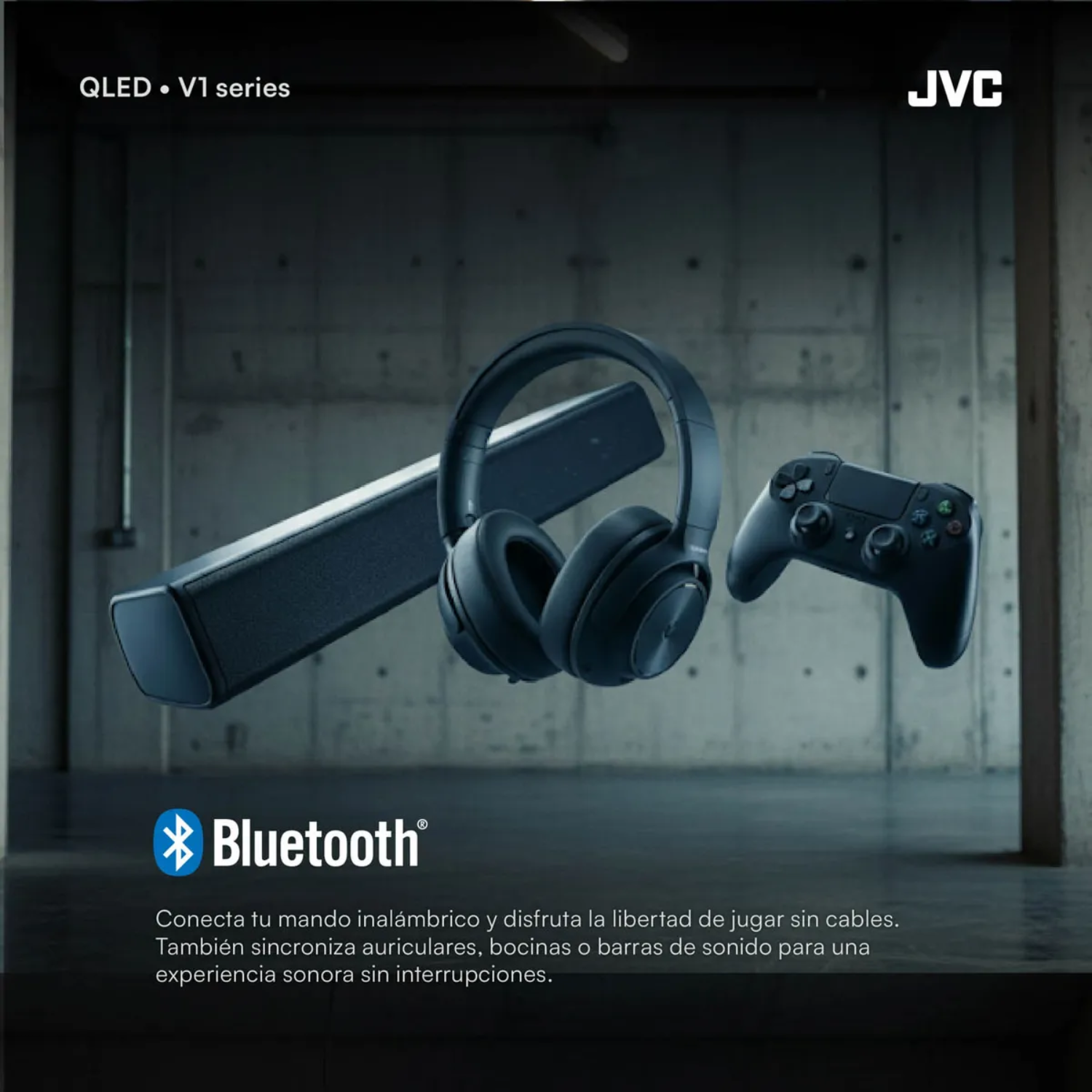 TELEVISOR JVC 43' QLED FHD GOOGLE TV LT-43KM4584 SMART TV - 5
