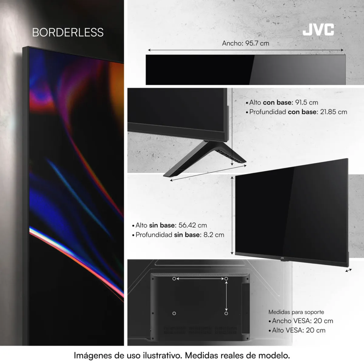 TELEVISOR JVC 43' QLED FHD GOOGLE TV LT-43KM4584 SMART TV - 7