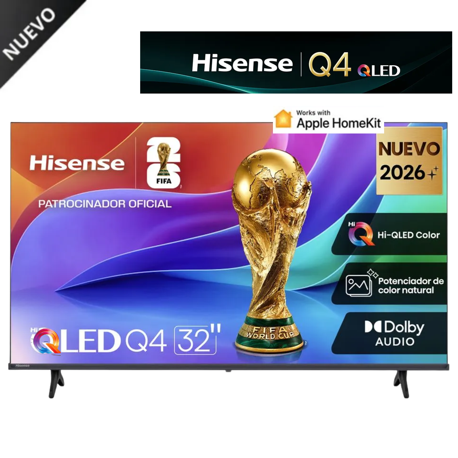 TELEVISOR HISENSE HI-QLED 32' HD SMART TV 32Q4SV - 1