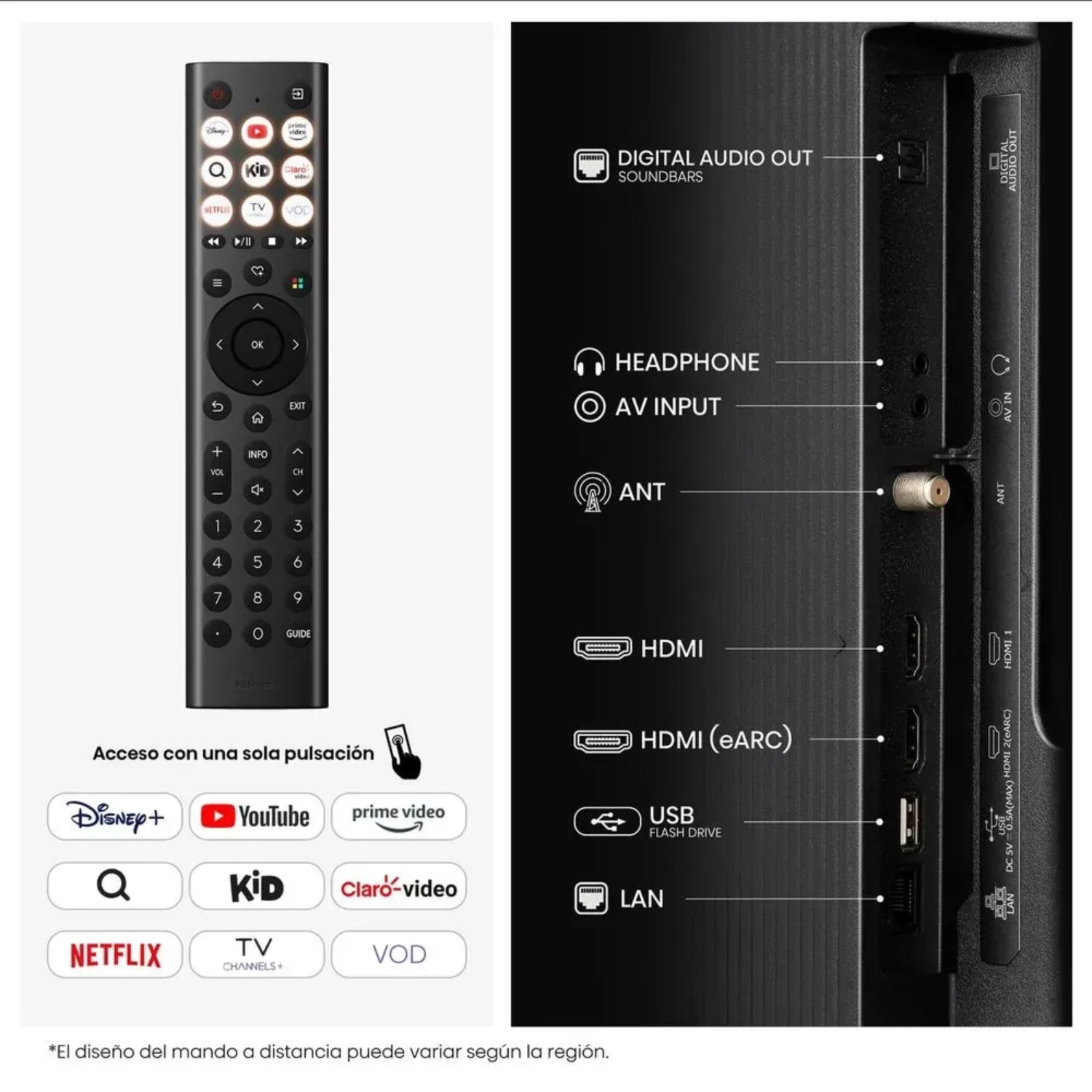 TELEVISOR HISENSE HI-QLED 32' HD SMART TV 32Q4SV - 4