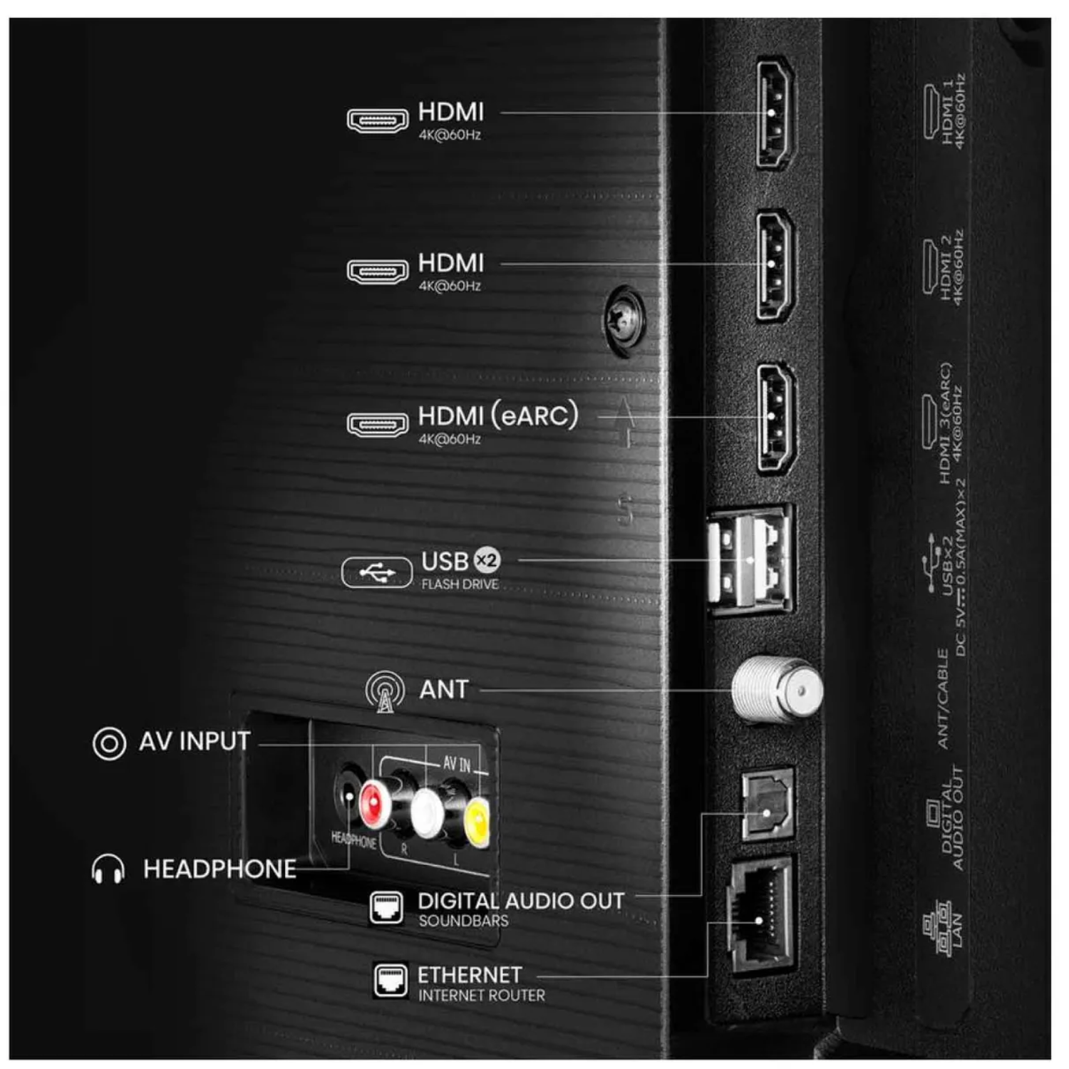 TELEVISOR HISENSE LED 55' UHD 4K SMART TV 55A6N8 GOOGLE TV - 4