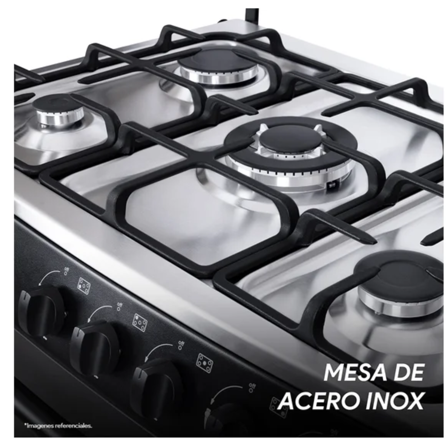 COCINA A GAS MIRAY GIRASOL PLUS GLP 5 HORNILLAS - 5