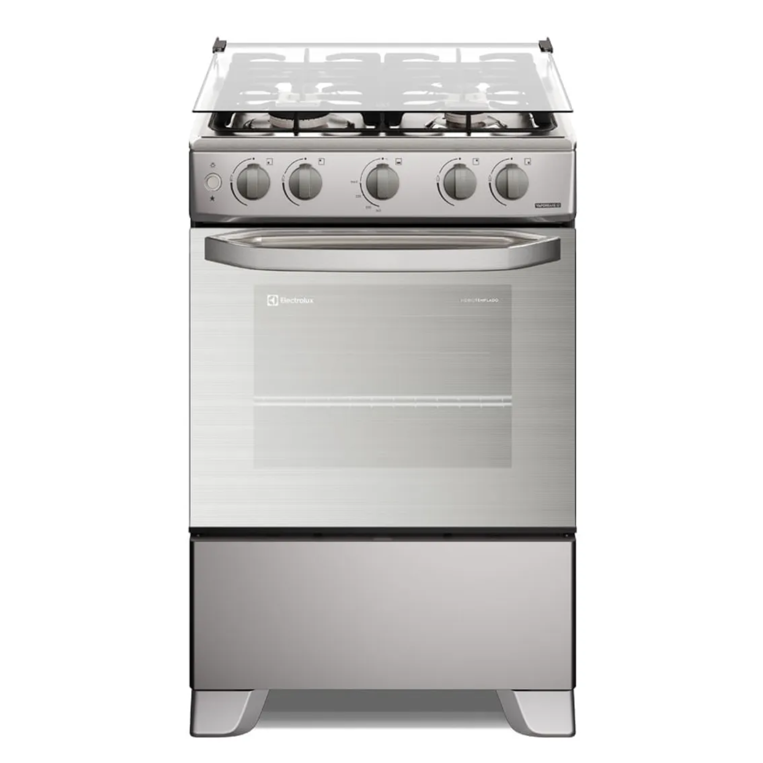 COCINA DE PIE ELECTROLUX FE4GMR 60CM VAPORBAKE 4 QUEMADORES SILVER - 2