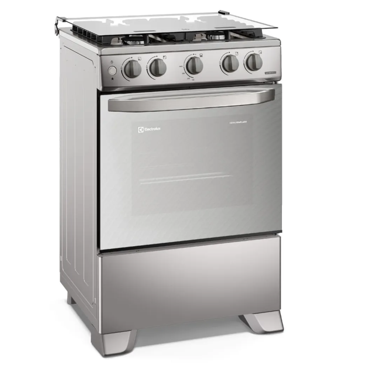 COCINA DE PIE ELECTROLUX FE4GMR 60CM VAPORBAKE 4 QUEMADORES SILVER - 3