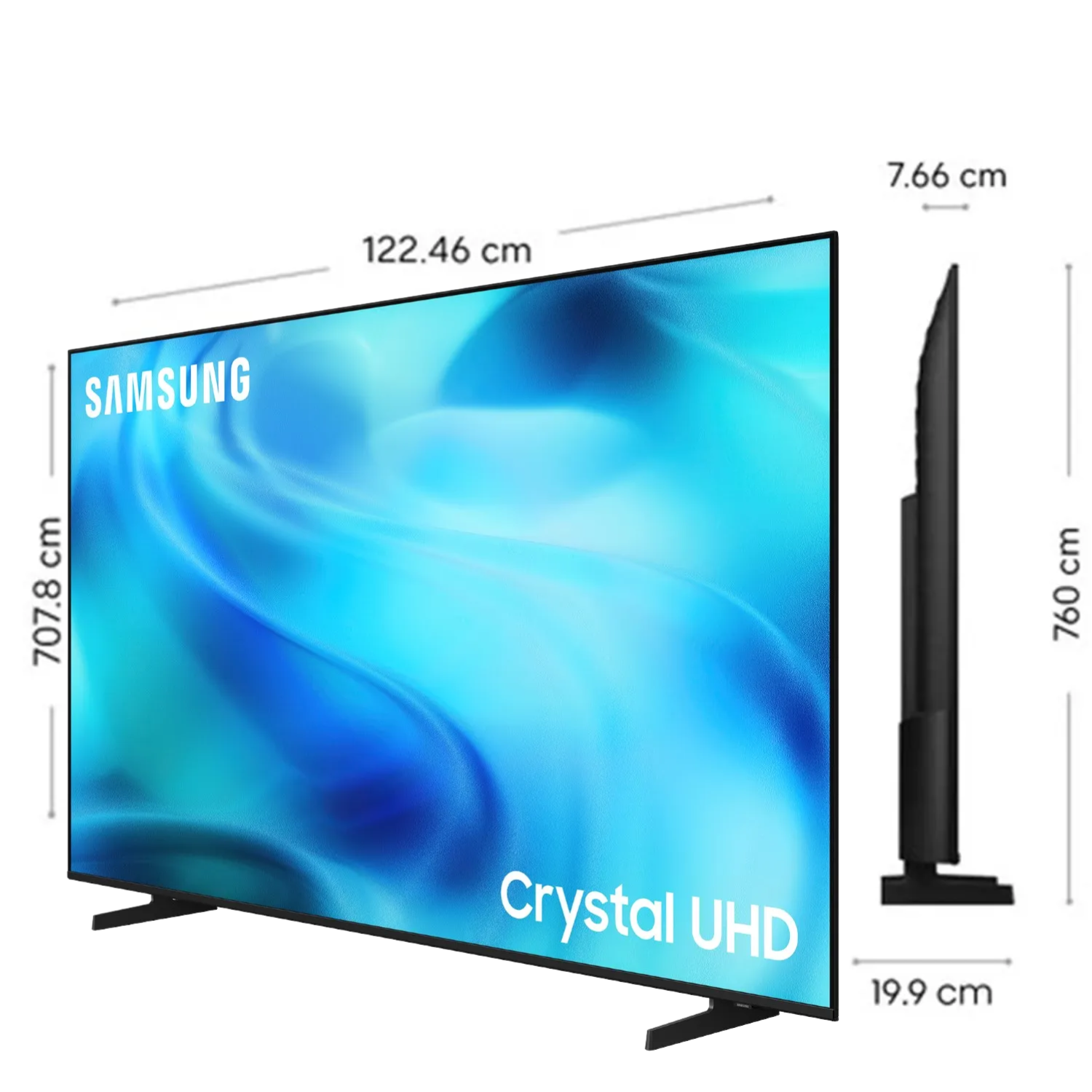 TELEVISOR SAMSUNG 55' CRYSTAL UHD 4K TIZEN OS 55U8000HGXPE VISION AI (2026) - 4