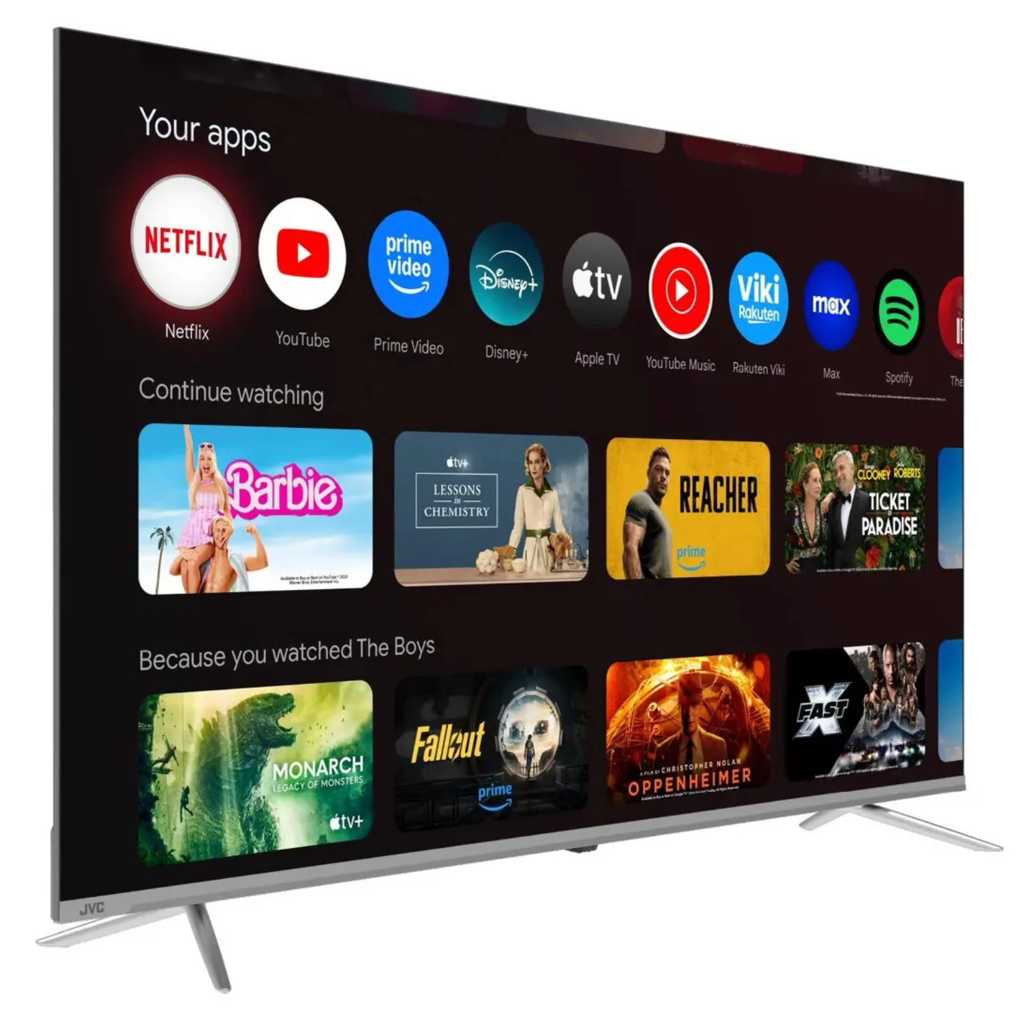 TELEVISOR JVC 65 ' LT-65KM748 QLED UHD 4K GOOGLE TV - 2