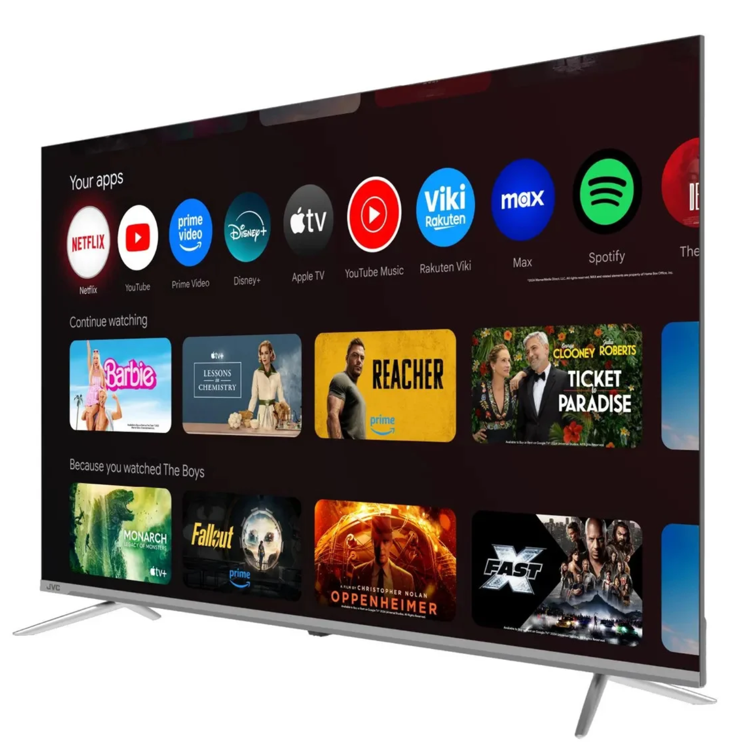 TELEVISOR JVC 65 ' LT-65KM748 QLED UHD 4K GOOGLE TV - 3
