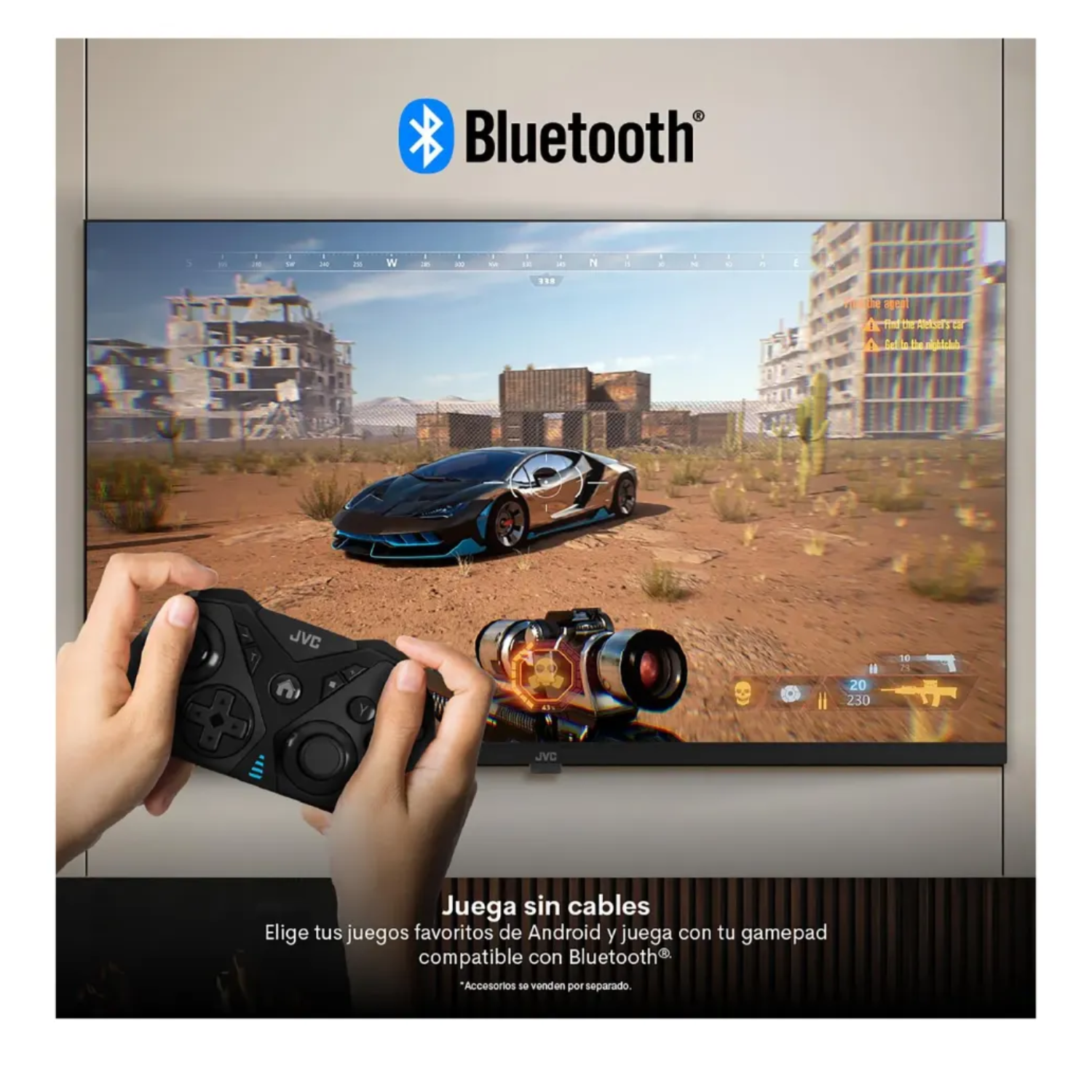 TELEVISOR JVC 65 ' LT-65KM748 QLED UHD 4K GOOGLE TV - 8