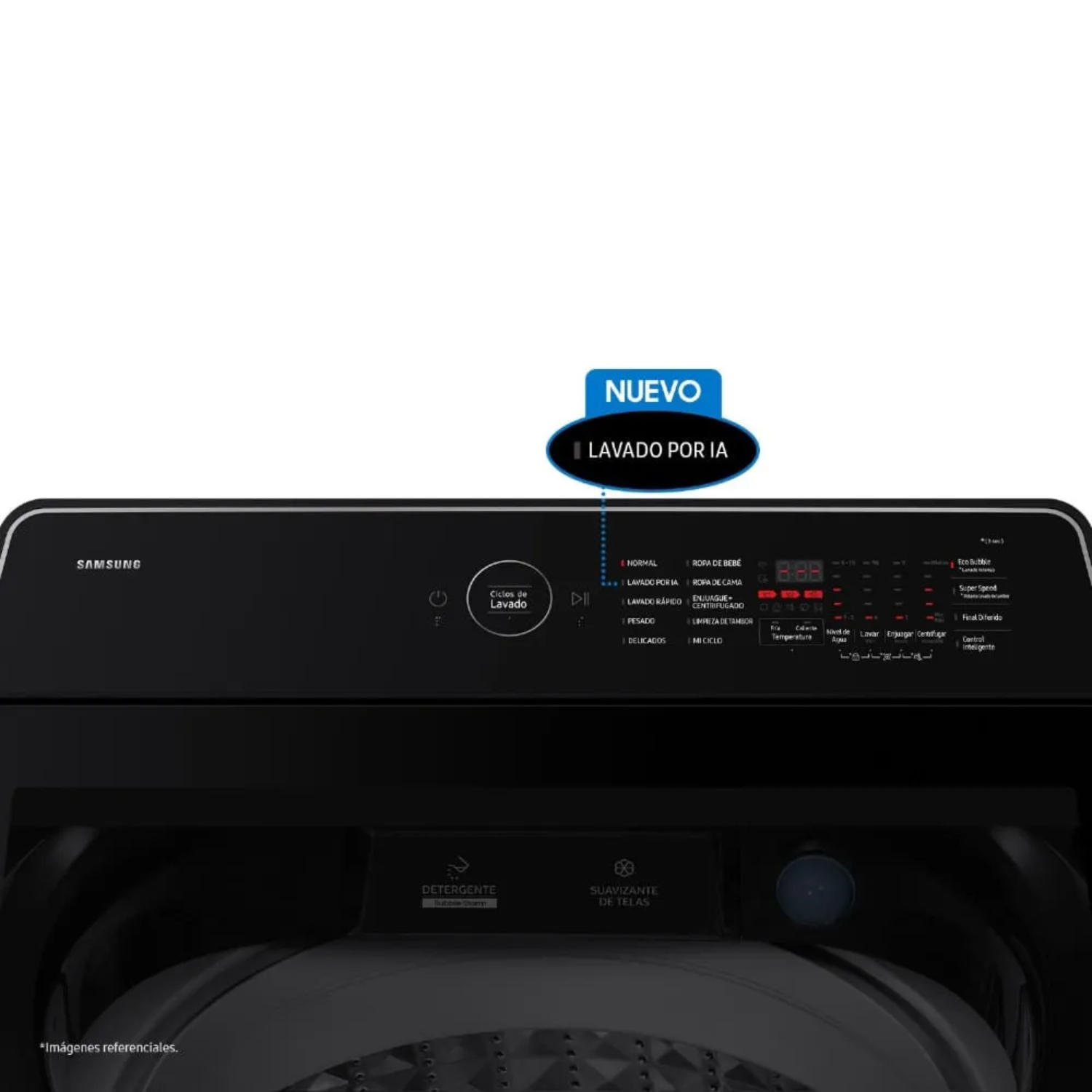 LAVADORA SAMSUNG 19KG CARGA SUPERIOR ECOBUBBLE™ WA80F19S8BPE - 5