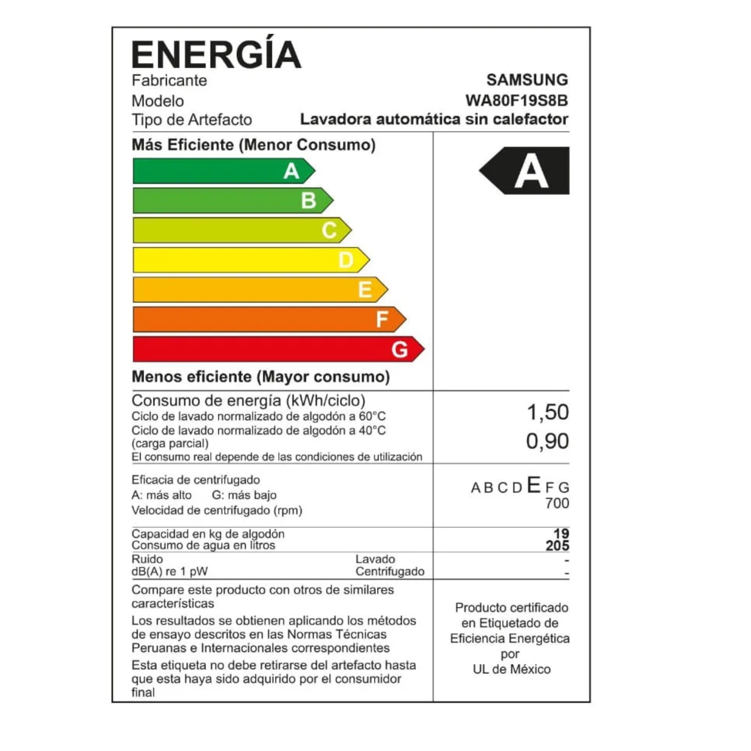 LAVADORA SAMSUNG 19KG CARGA SUPERIOR ECOBUBBLE™ WA80F19S8BPE - 9