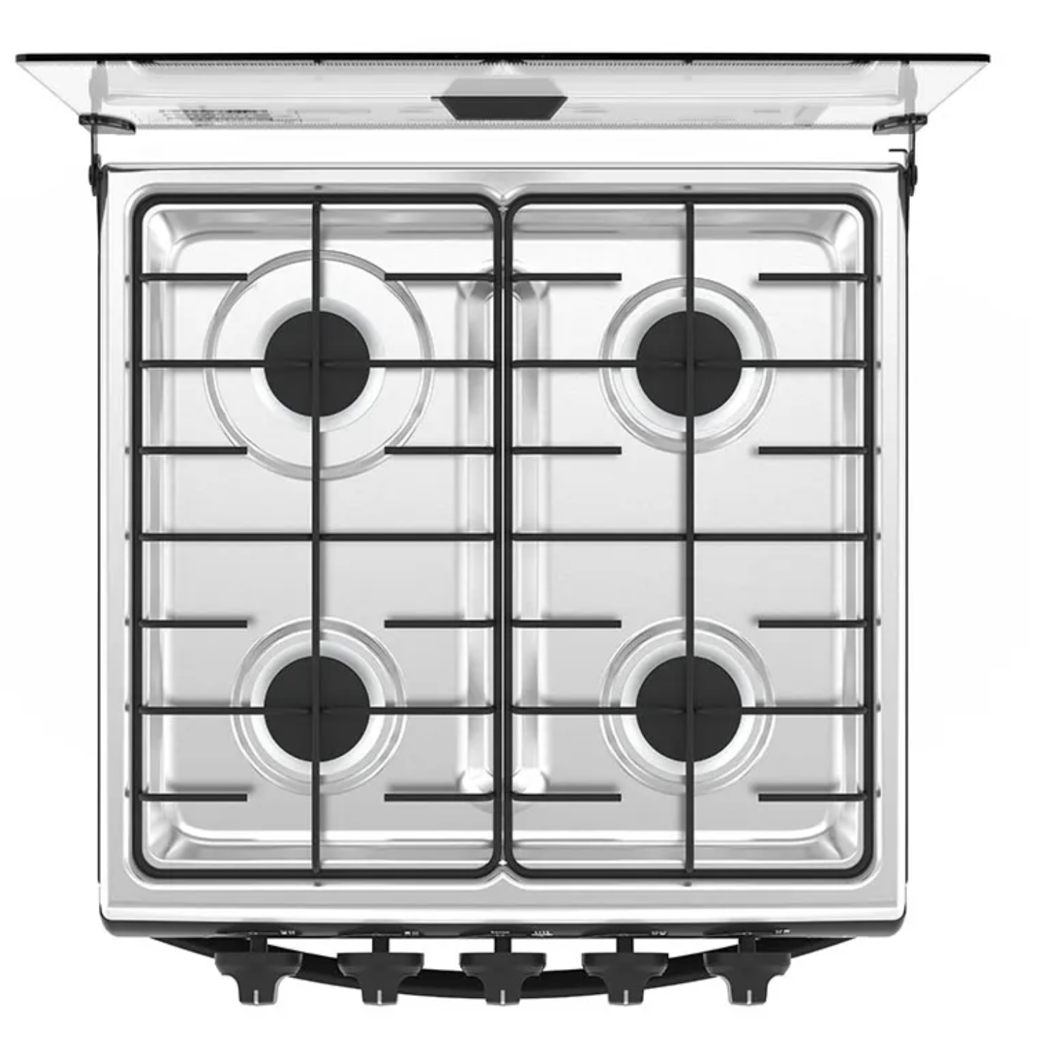 COCINA DE PIE A GAS MABE 4 HORNILLAS EMP2000AN0 NEGRO - 3
