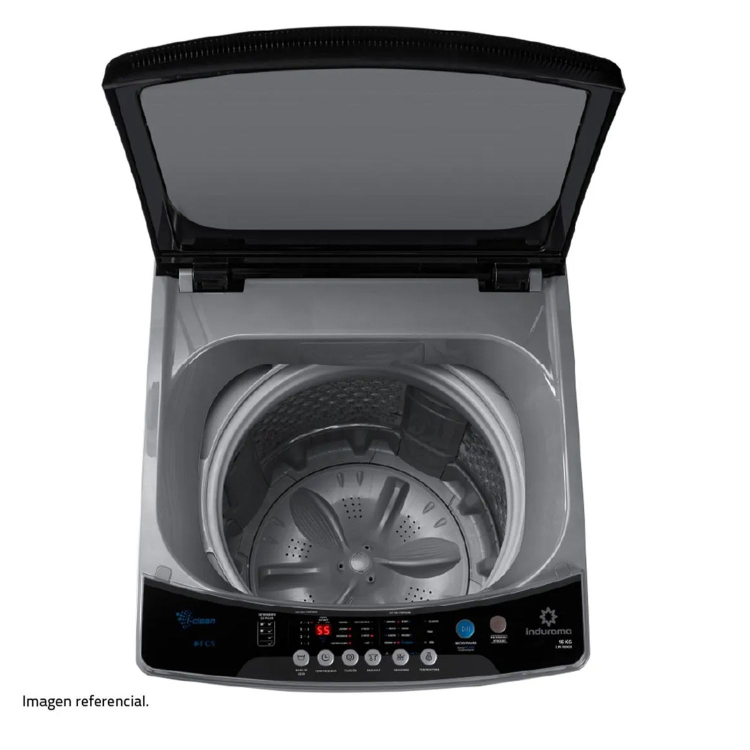 LAVADORA INDURAMA 16 KG CARGA SUPERIOR ANTIENREDO LRI-16DGR - 6