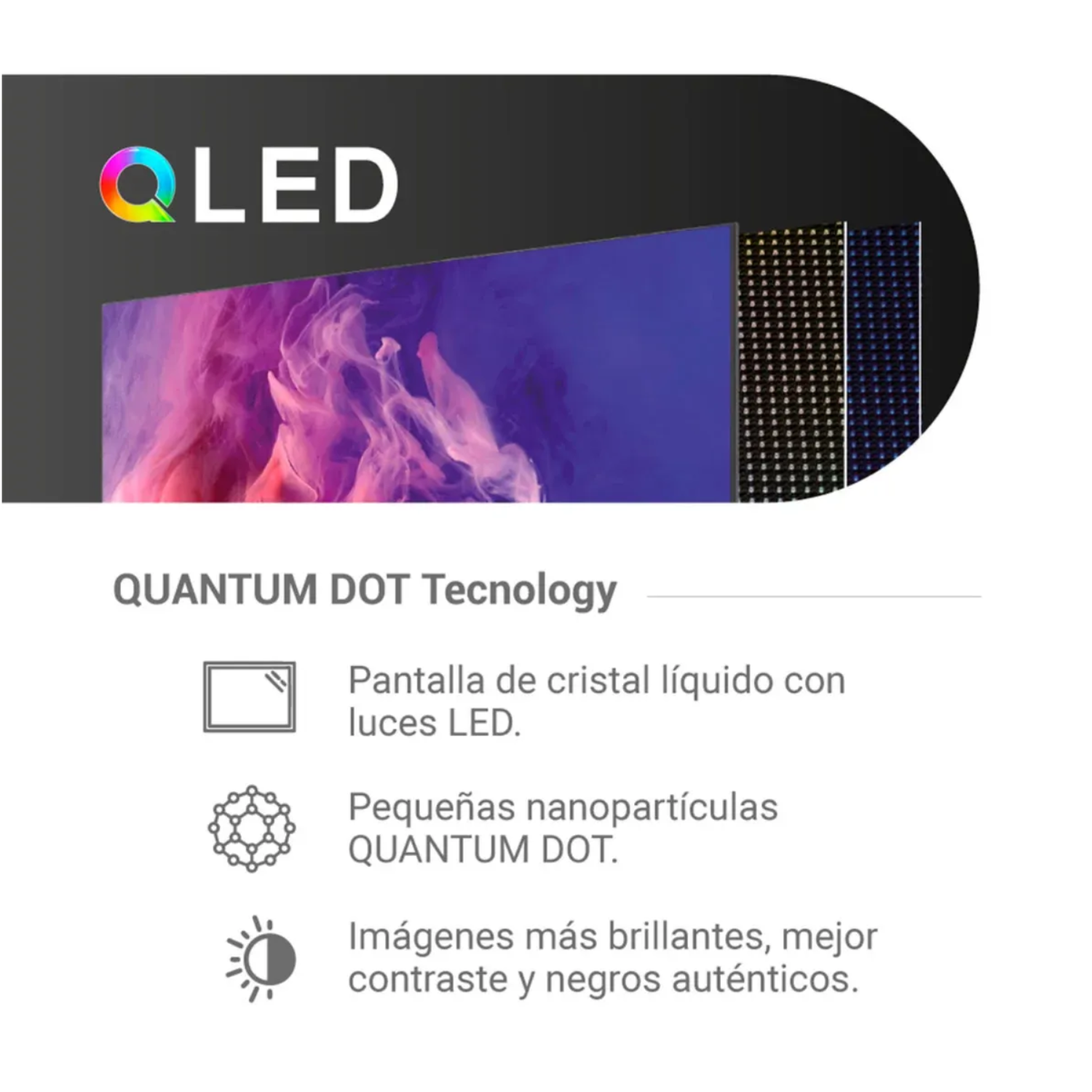 TELEVISOR HYUNDAI 50 QLED SMART TV GOOGLE TV FHD - HYLED5027QFG - 5