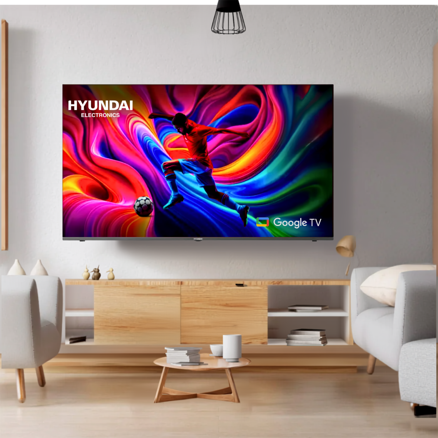 TELEVISOR HYUNDAI 50 QLED SMART TV GOOGLE TV FHD - HYLED5027QFG - 6