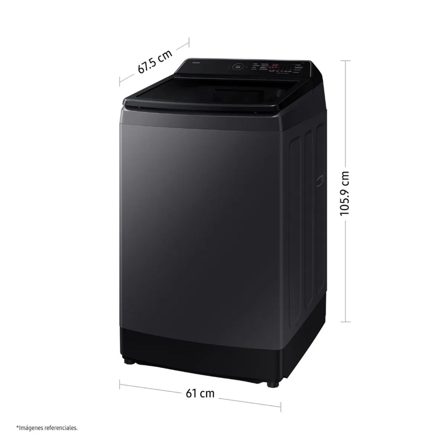 LAVADORA SAMSUNG 13KG CARGA SUPERIOR ECOBUBBLE WA40F13E4CPE - 3