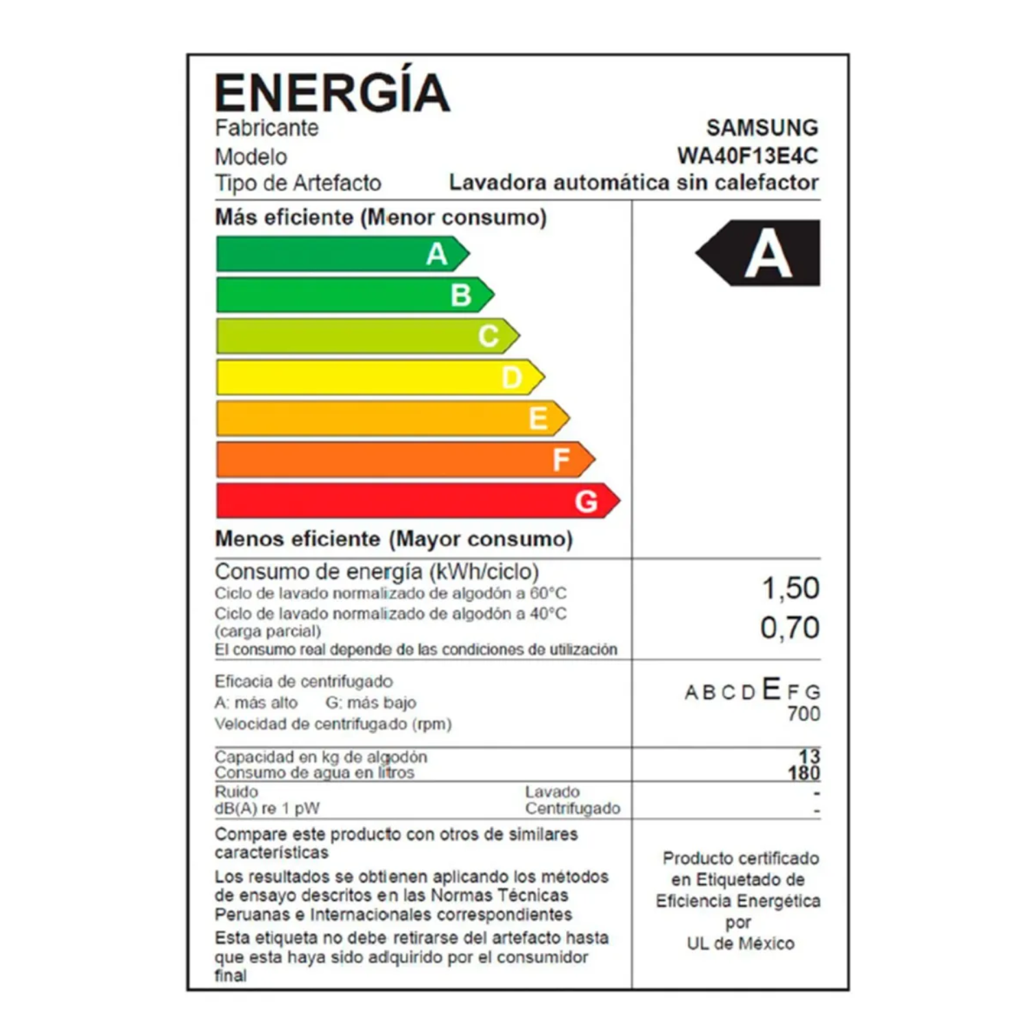 LAVADORA SAMSUNG 13KG CARGA SUPERIOR ECOBUBBLE WA40F13E4CPE - 8
