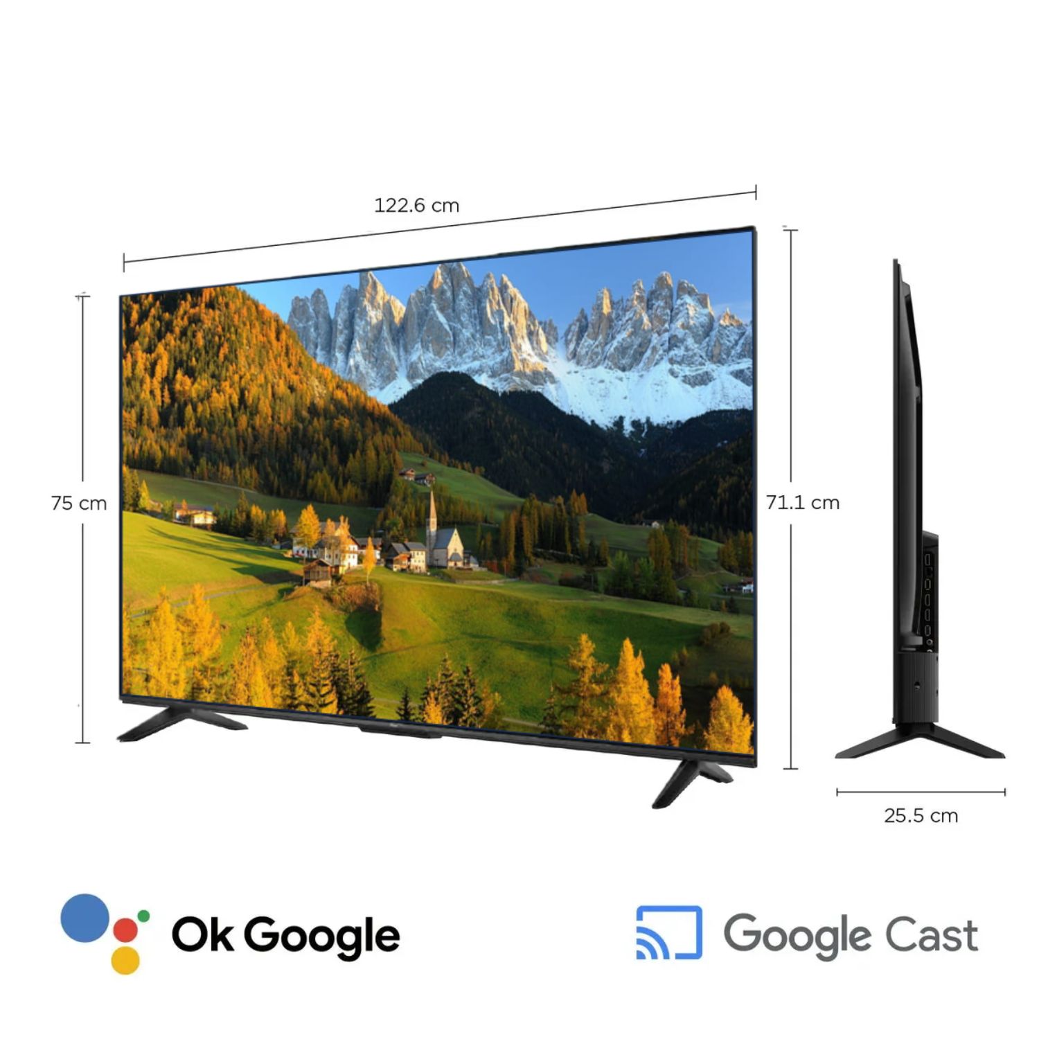 TELEVISOR BLACKLINE QLED 55 UHD 4K SMART TV + GOOGLE TV BL55-T6210QD - 5