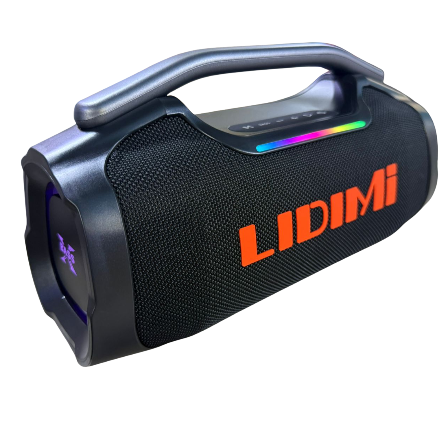 PARLANTE BLUETOOTH EXTRA BASS LIDIMI SUPER 100W LD-S694 USB LED RGB - 5