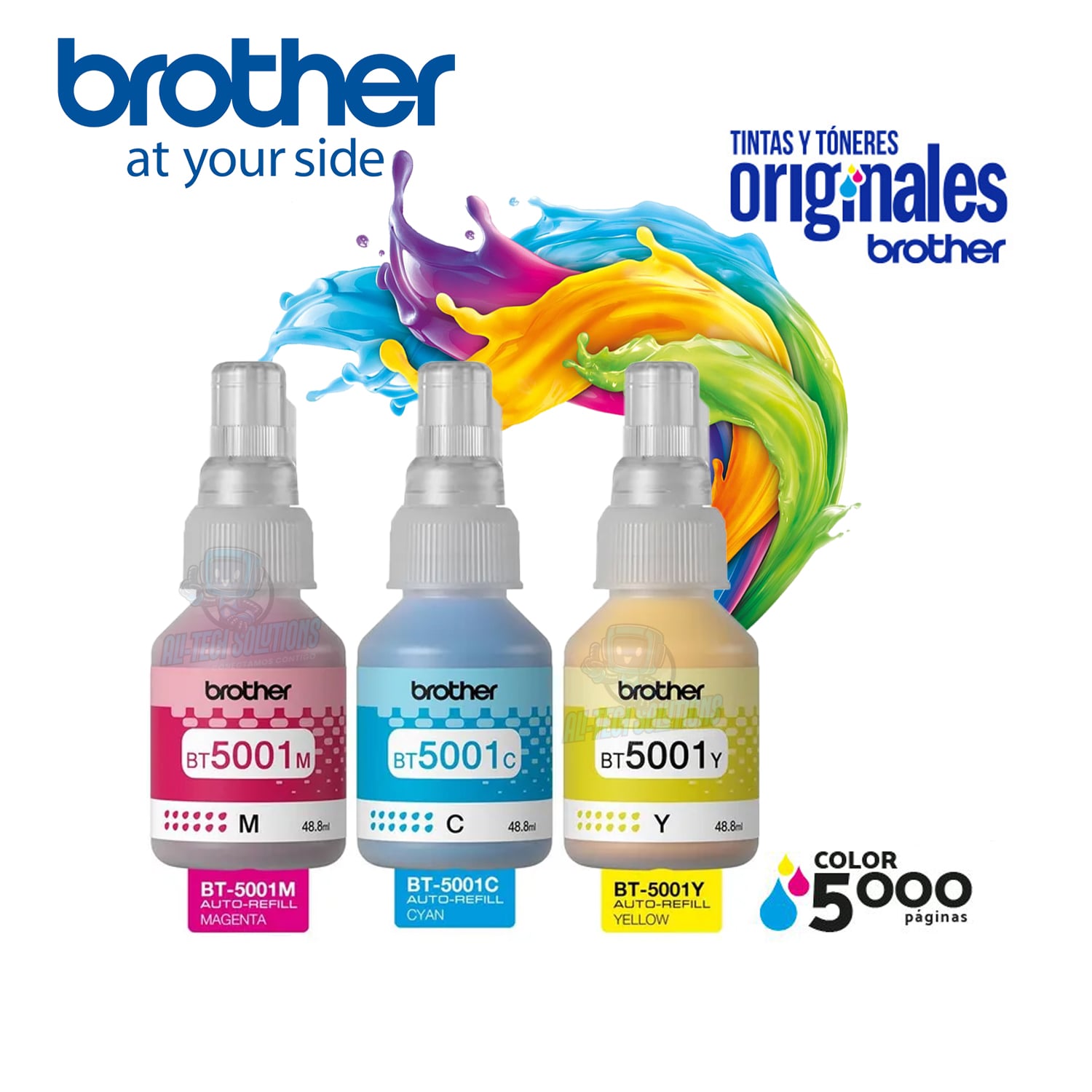 TINTA ORIGINAL BROTHER BT5001 3PK - 1