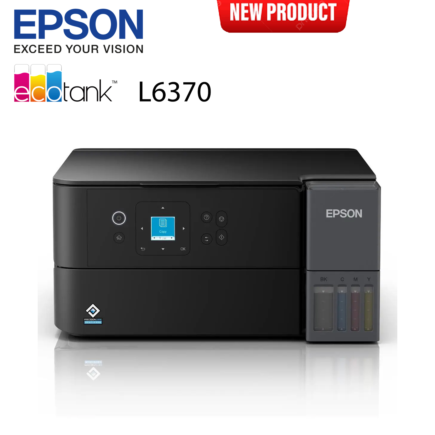 IMPRESORA EPSON MULTIFUNCIONAL ECOTANK L6370 WIFI - DÚPLEX - ADF - 3