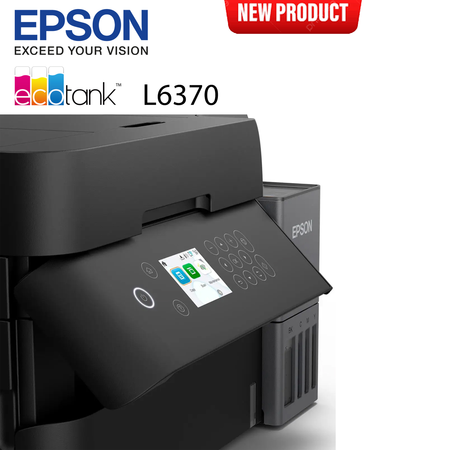 IMPRESORA EPSON MULTIFUNCIONAL ECOTANK L6370 WIFI - DÚPLEX - ADF - 4