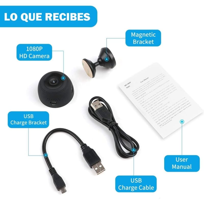 MINI CAMARA A9 HDWIFICAMPRO MONITOREA EN TIEMPO REAL - 2