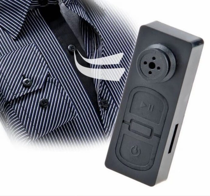 MINI BOTON CAMARA ESPIA  HD - 1