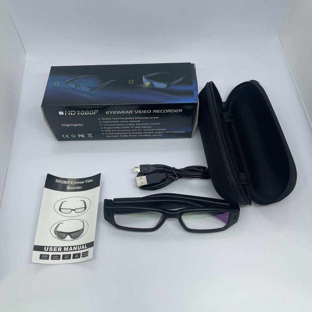 LENTES CON CÁMARA HD 1080P RECARGABLE, GRABA VIDEO Y AUDIO DISCRETAMENTE - 3