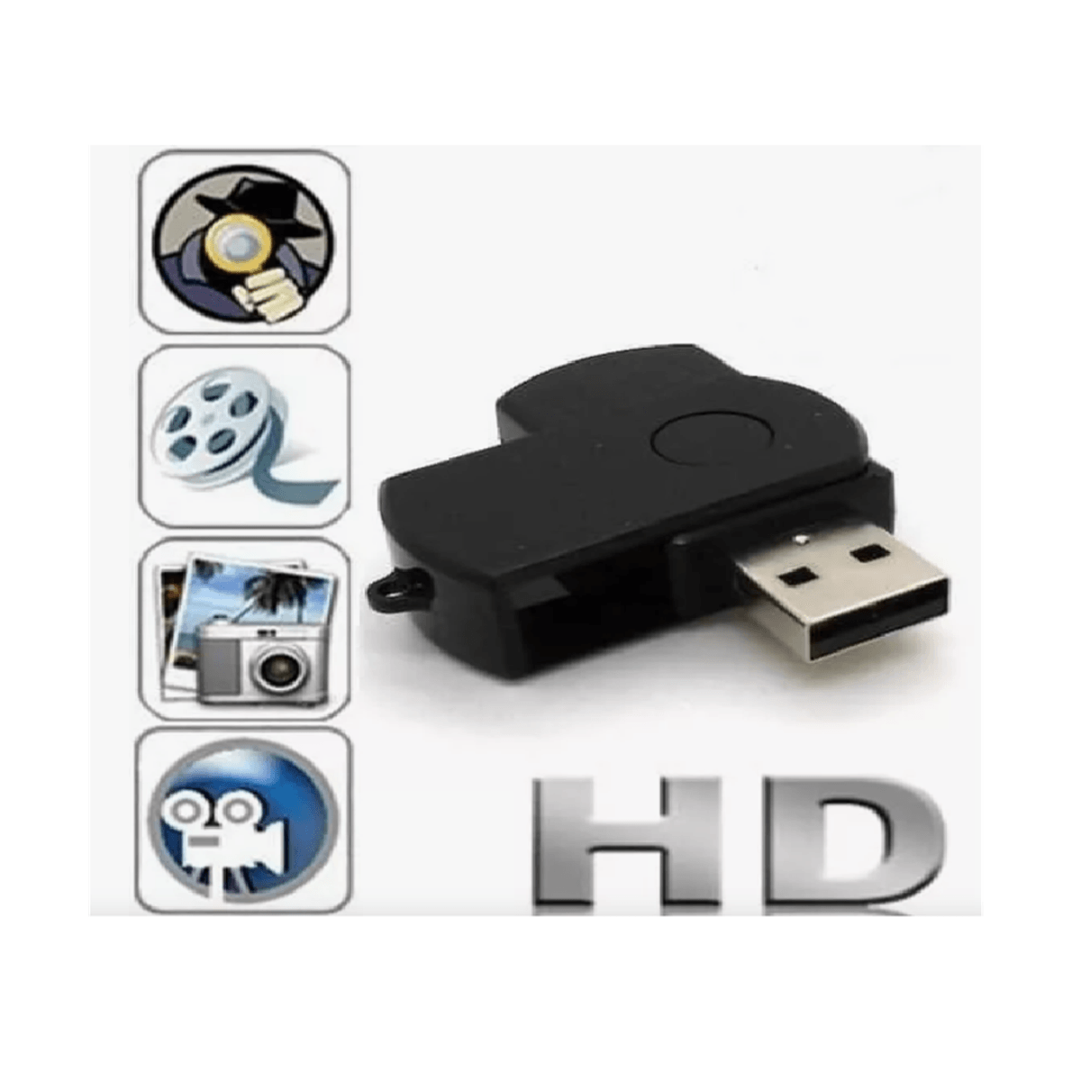 USB ESPÍA CON CÁMARA OCULTA Y GRABACIÓN DE AUDIO - 1
