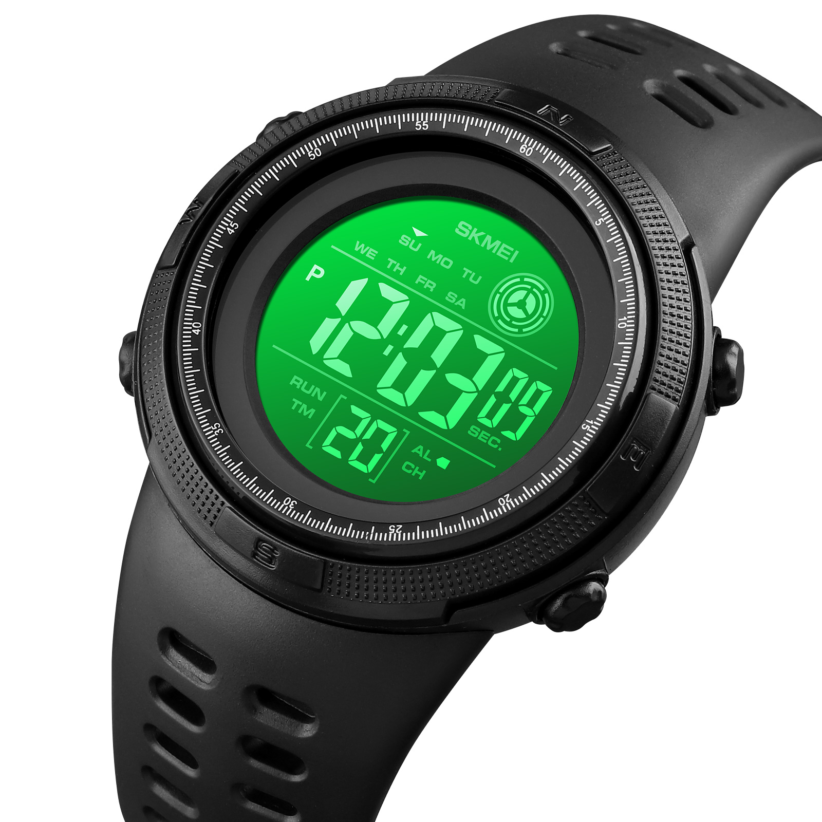 RELOJ SKMEI 1773 NEGRO CON LUCES PARA NIÑOS - 1