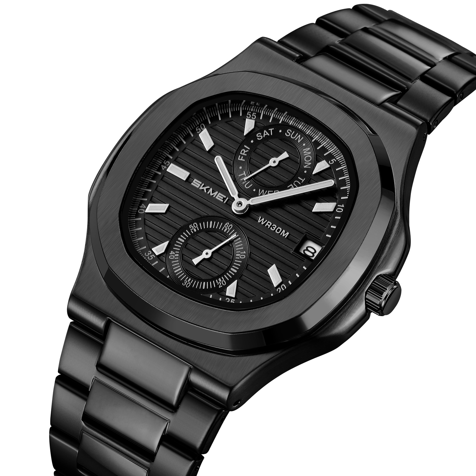 RELOJ SKMEI 2423 CORREA ACERO PARA CABALLERO - 1
