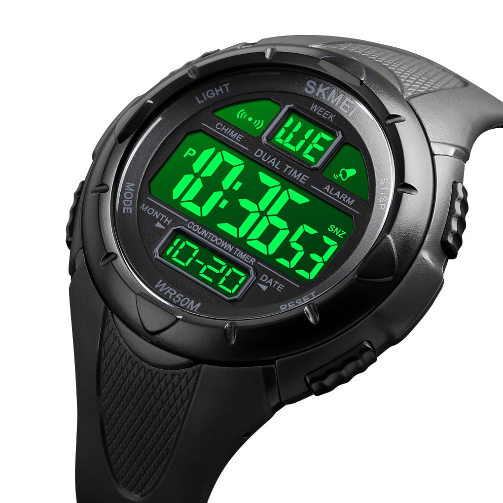 RELOJ SKMEI 1656 NEGRO CORREA SILICONA - 1