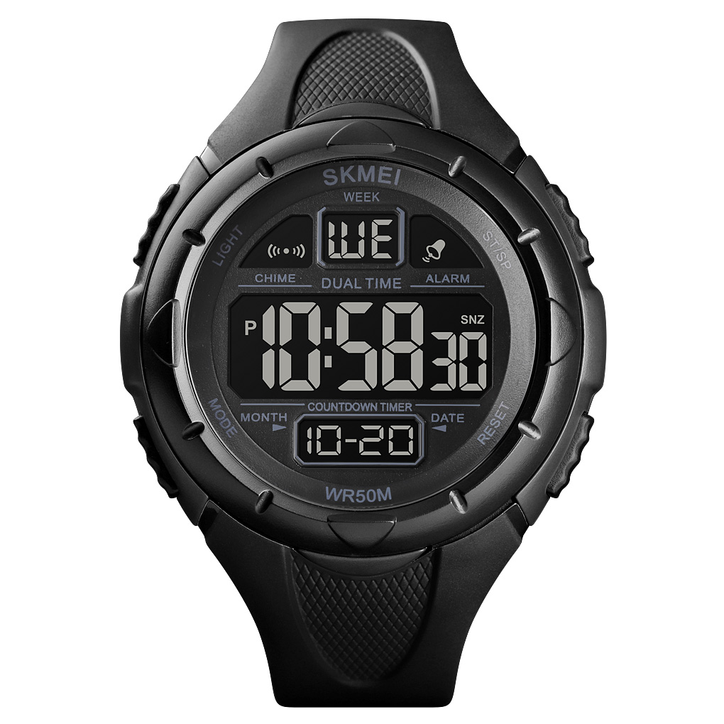 RELOJ SKMEI 1656 NEGRO CORREA SILICONA - 4