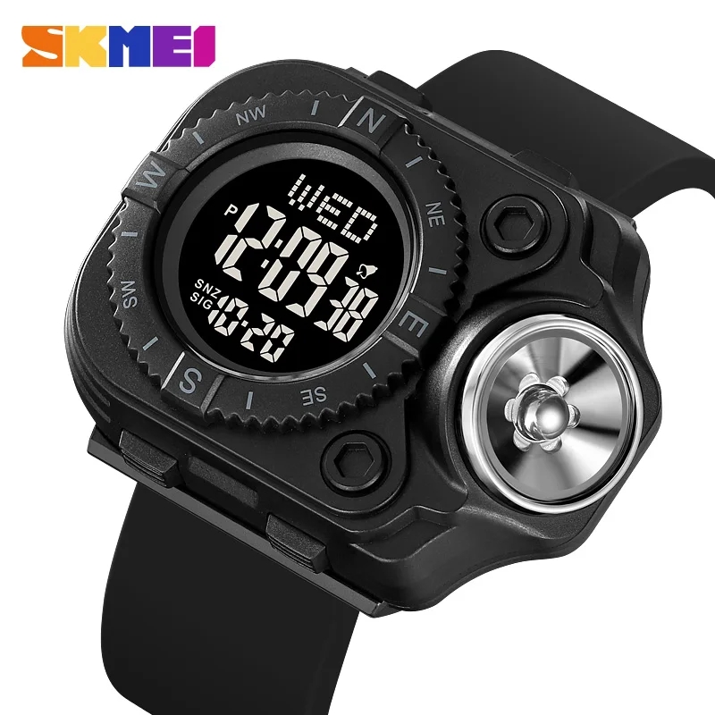 RELOJ SKMEI 2187 LINTERNA CORREA SILICONA - 1