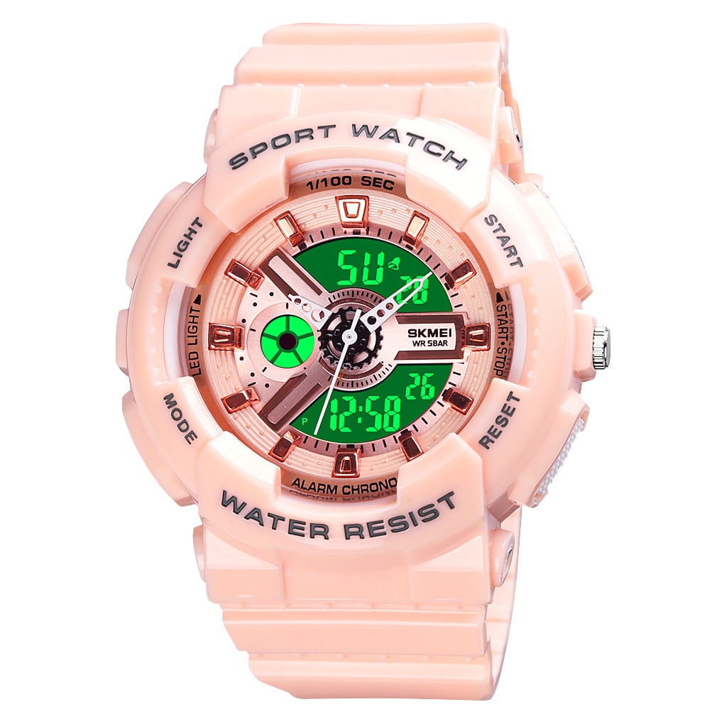 RELOJ SKMEI 1689 ROSADO DAMA O NIÑAS - 1