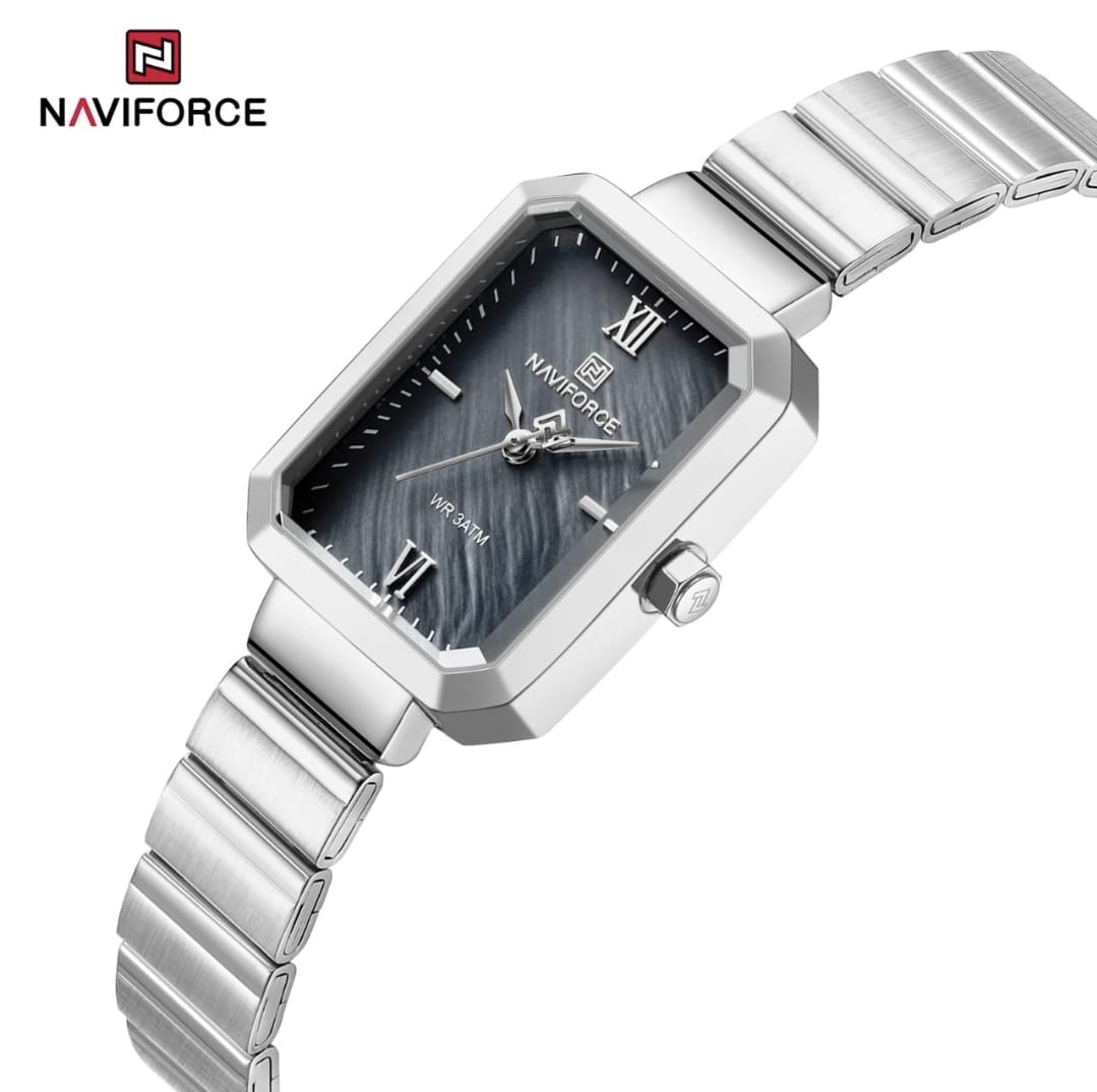 RELOJ NAVIFORCE 5050 CORREA ACERO PLATEADO PARA DAMA - 1
