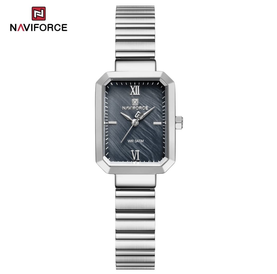 RELOJ NAVIFORCE 5050 CORREA ACERO PLATEADO PARA DAMA - 2
