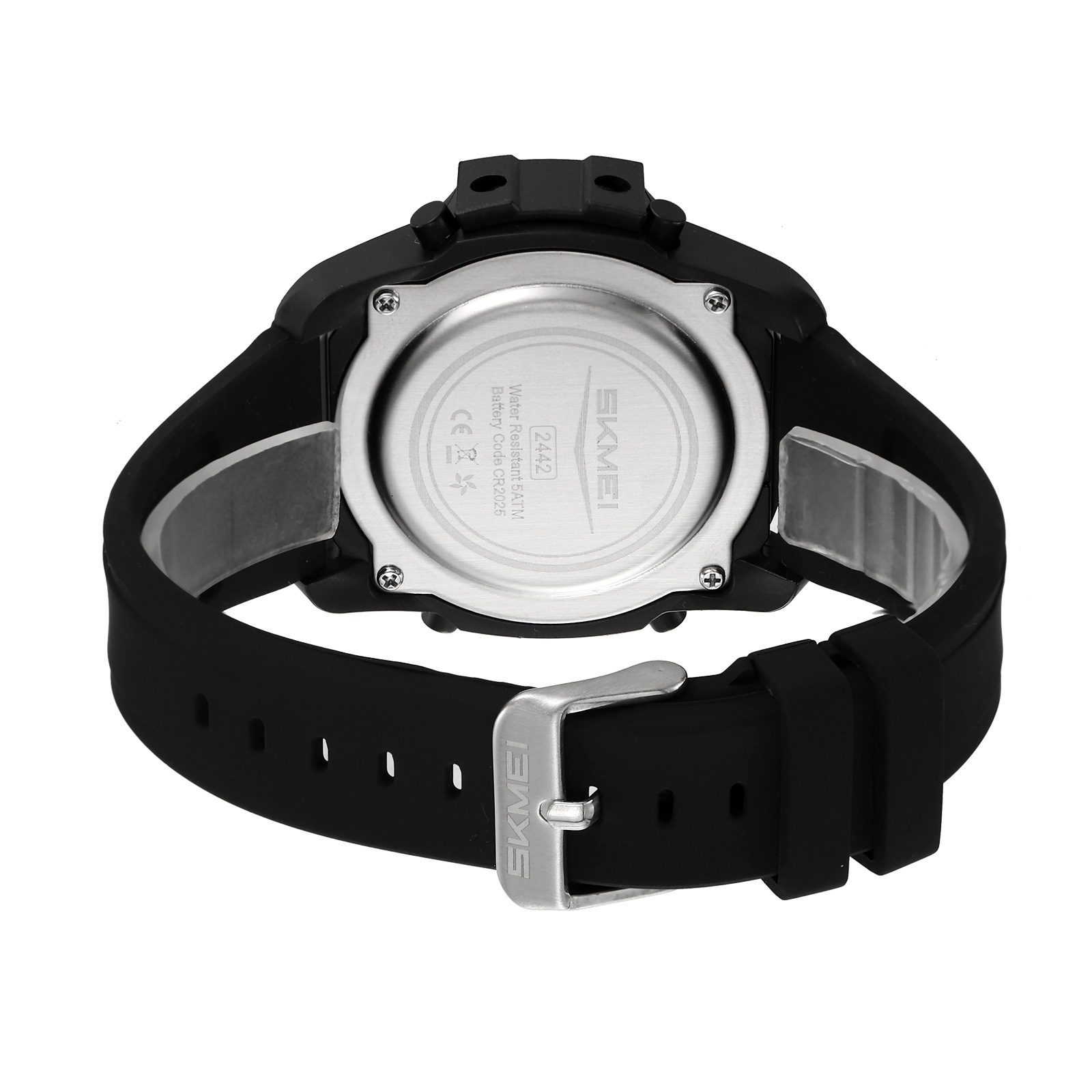RELOJ SKMEI 2442 DIGITAL NEGRO PARA CABALLERO - 3
