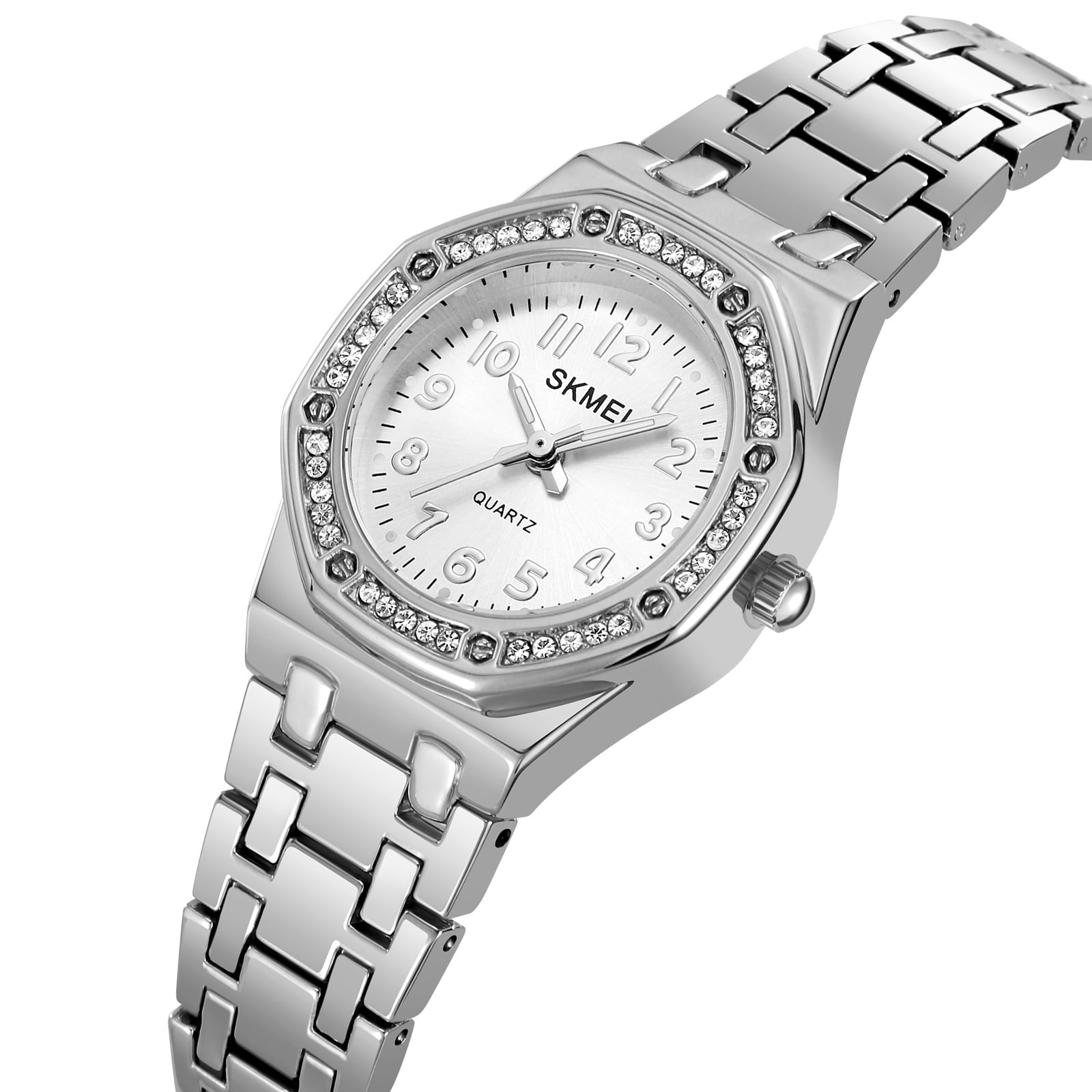 RELOJ SKMEI 2508  DORADO CORREA ACERO PARA MUJER - 1