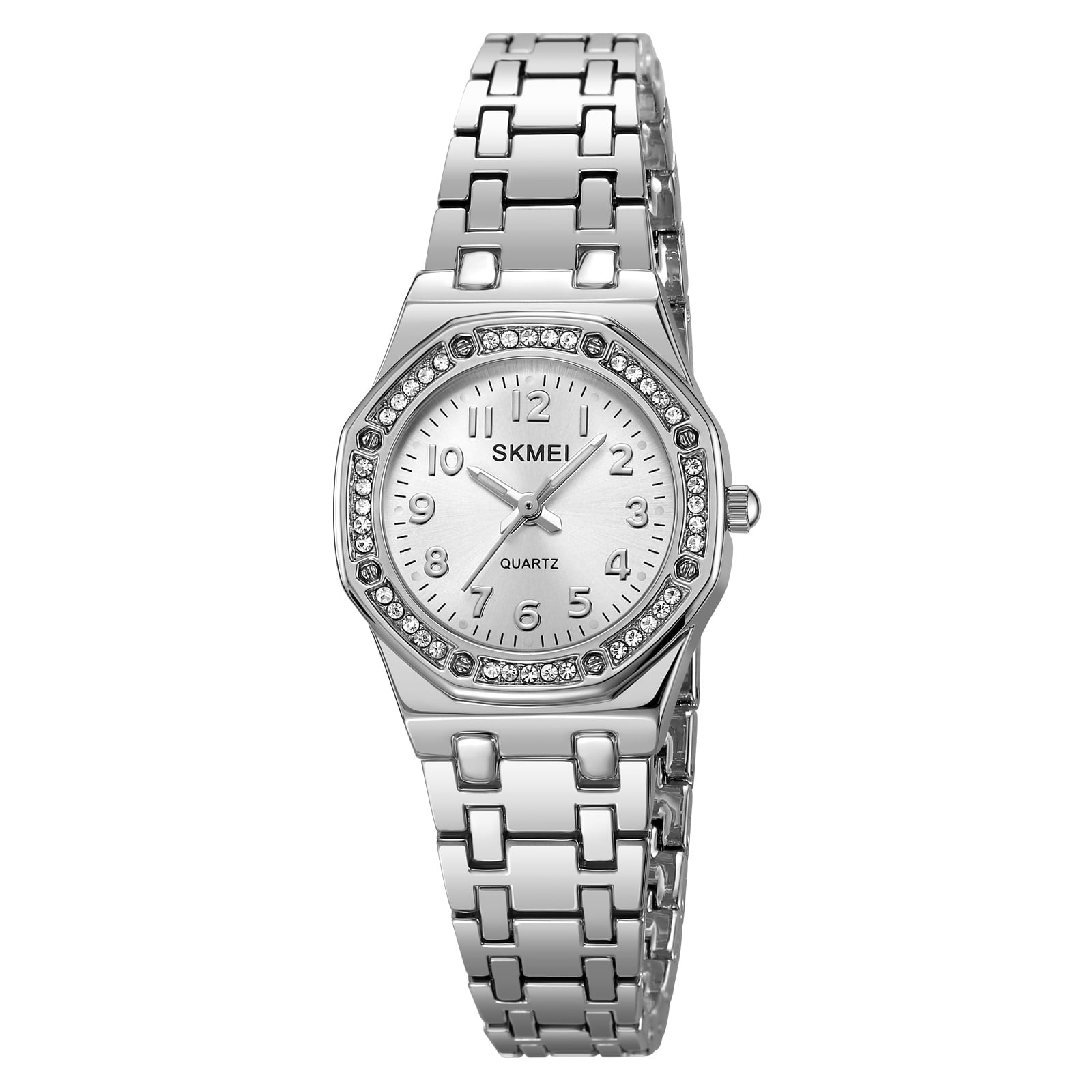 RELOJ SKMEI 2508  DORADO CORREA ACERO PARA MUJER - 2