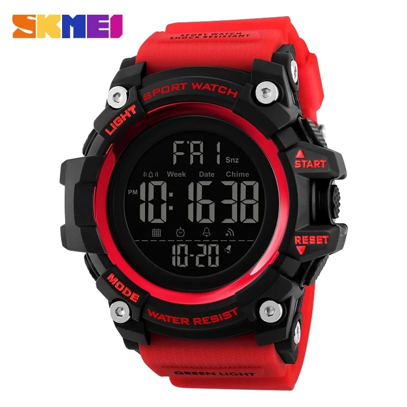 RELOJ SKMEI 1384 ROJO CORREA SILICONA - 1