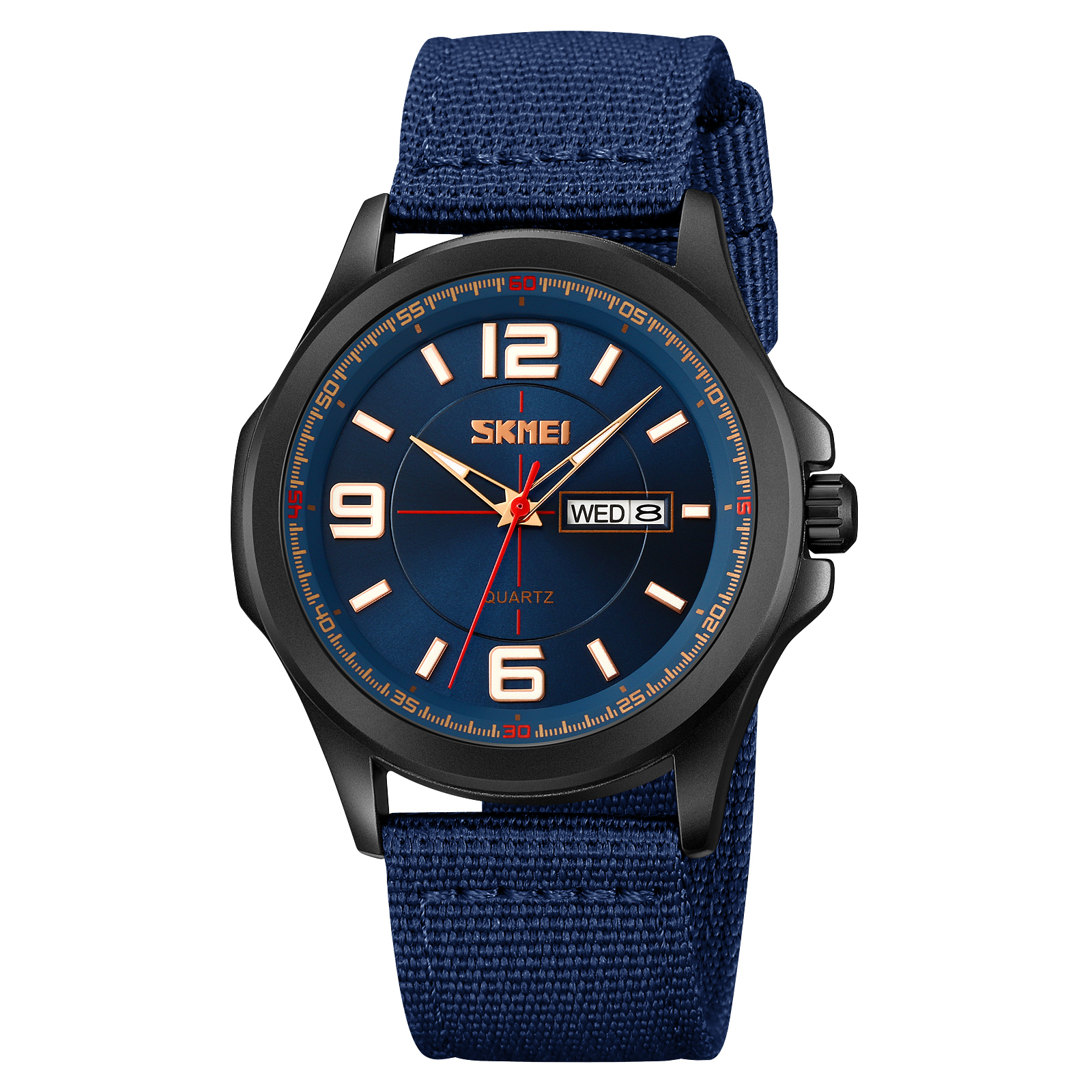 RELOJ SKMEI 9315 ANALOGO CORREA NYLON PARA CABALLERO - 2