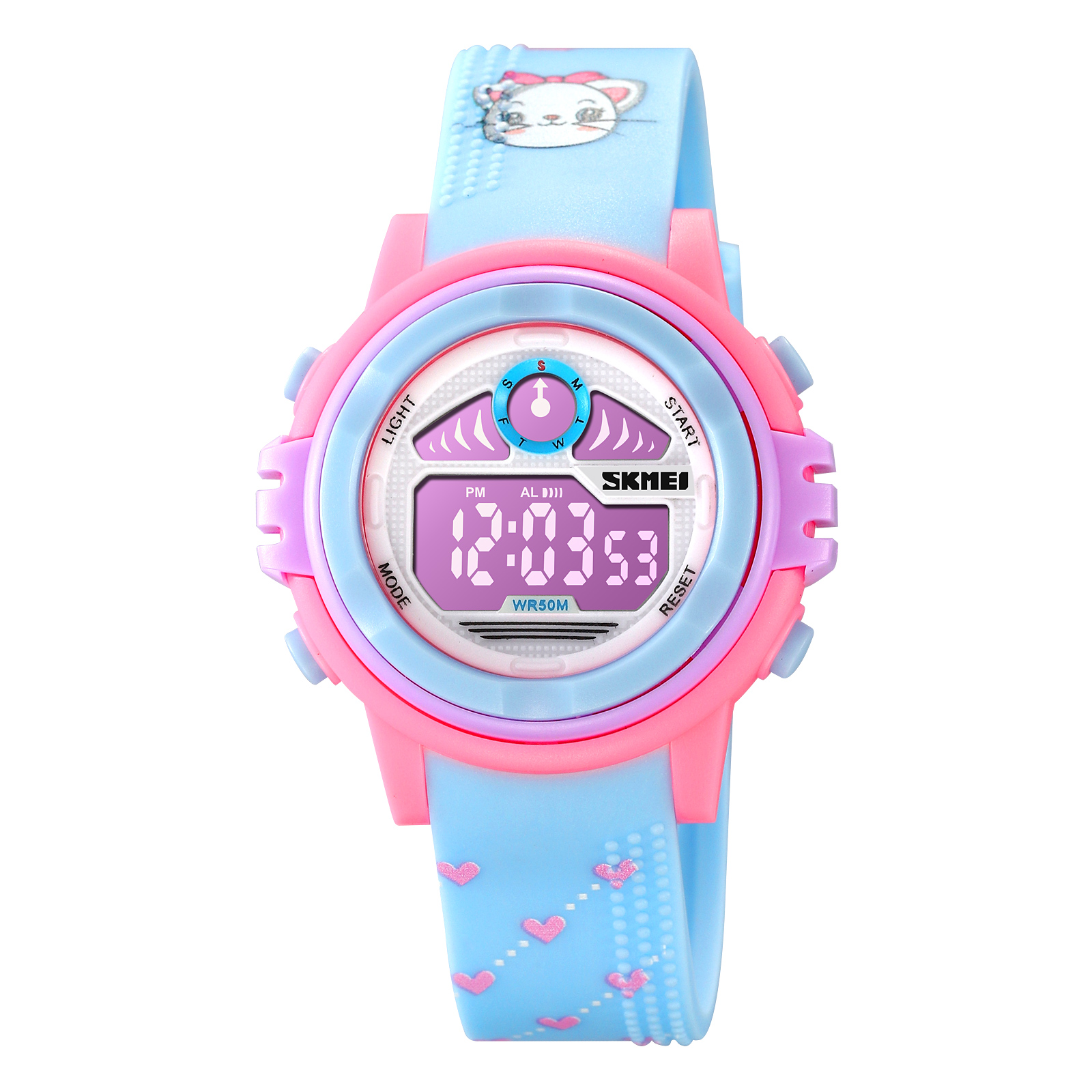 RELOJ SKMEI 2266 CON DISEÑOS PARA NIÑOS CON LUCES - 1