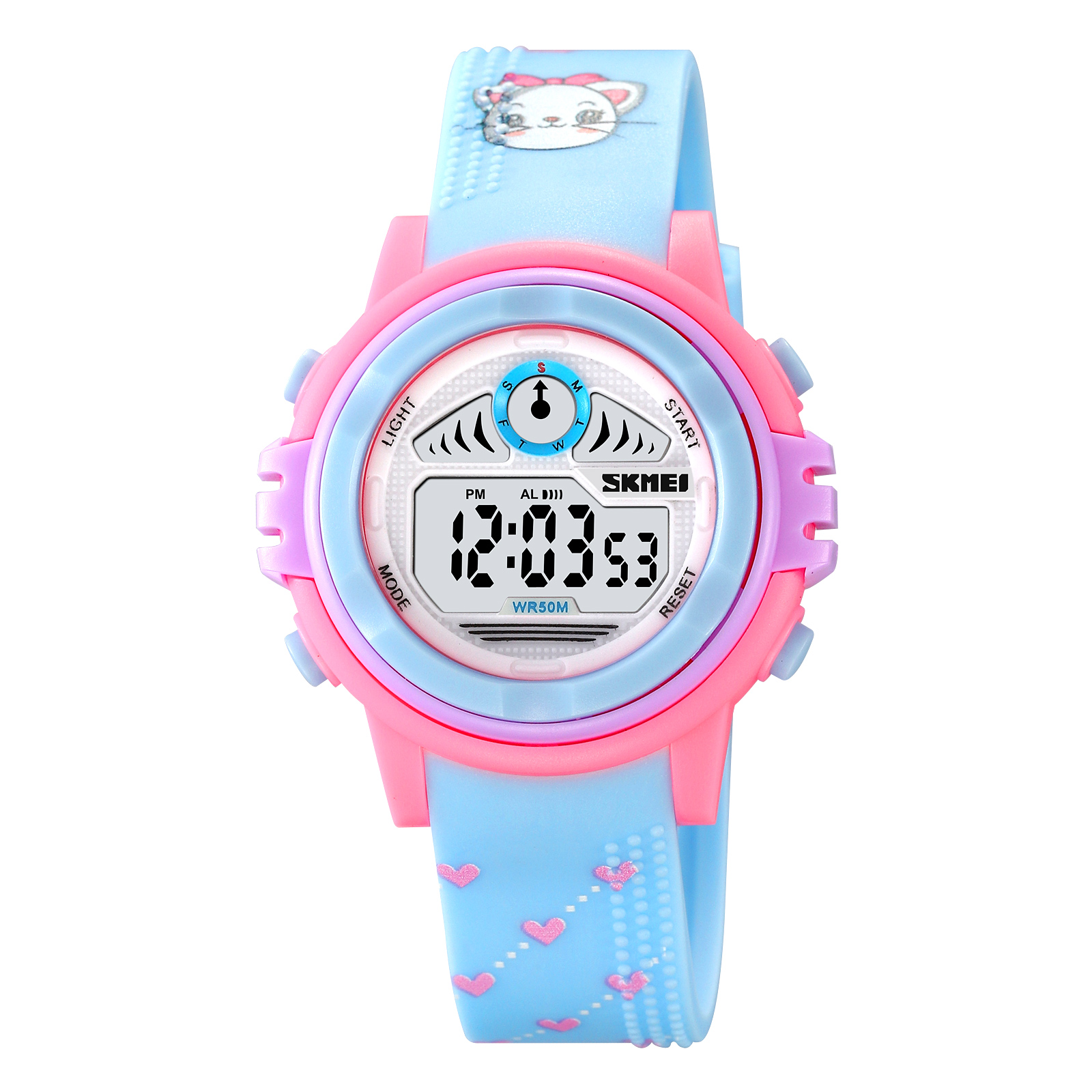RELOJ SKMEI 2266 CON DISEÑOS PARA NIÑOS CON LUCES - 4