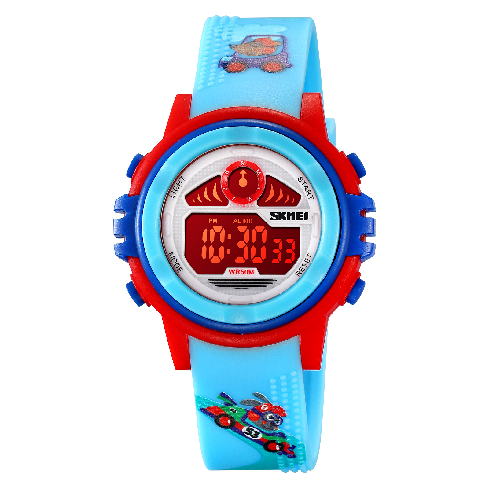 RELOJ SKMEI 2266 CON DISEÑOS PARA NIÑOS CON LUCES - 4