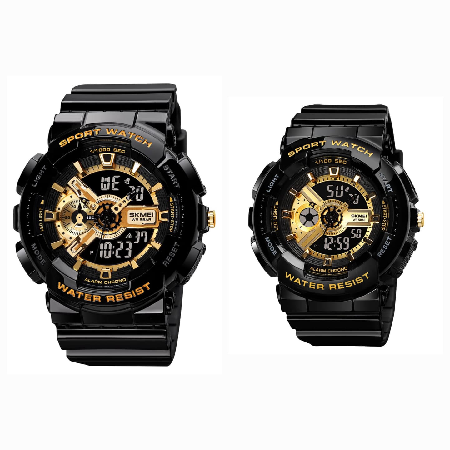 RELOJES DE PAREJAS SKMEI -  HOMBRE Y MUJER - 1