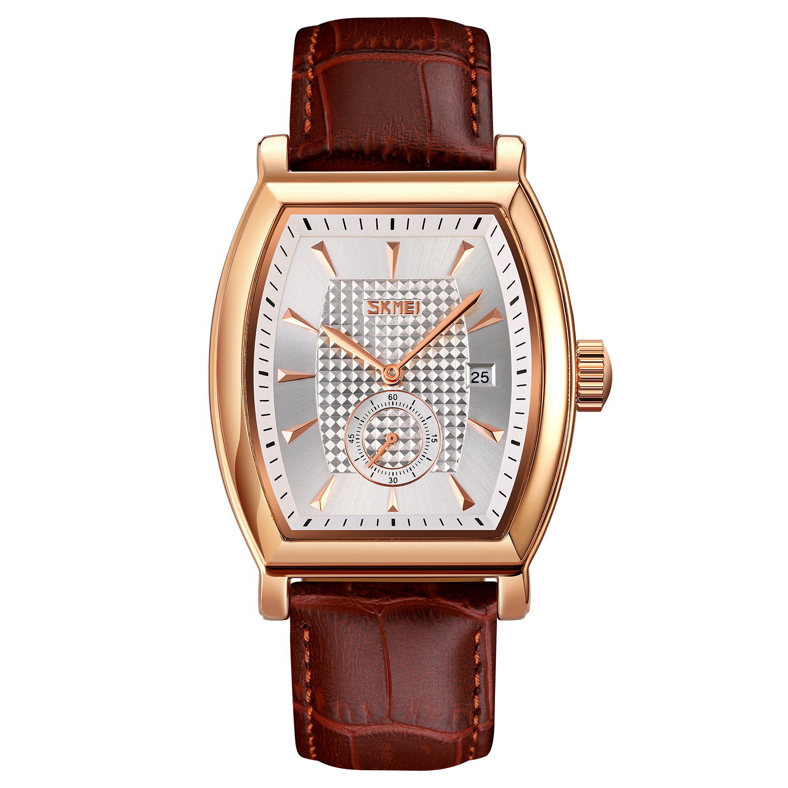RELOJ SKMEI 9306 CORREA CUERO ANALÓGO PARA CABALLERO - 2