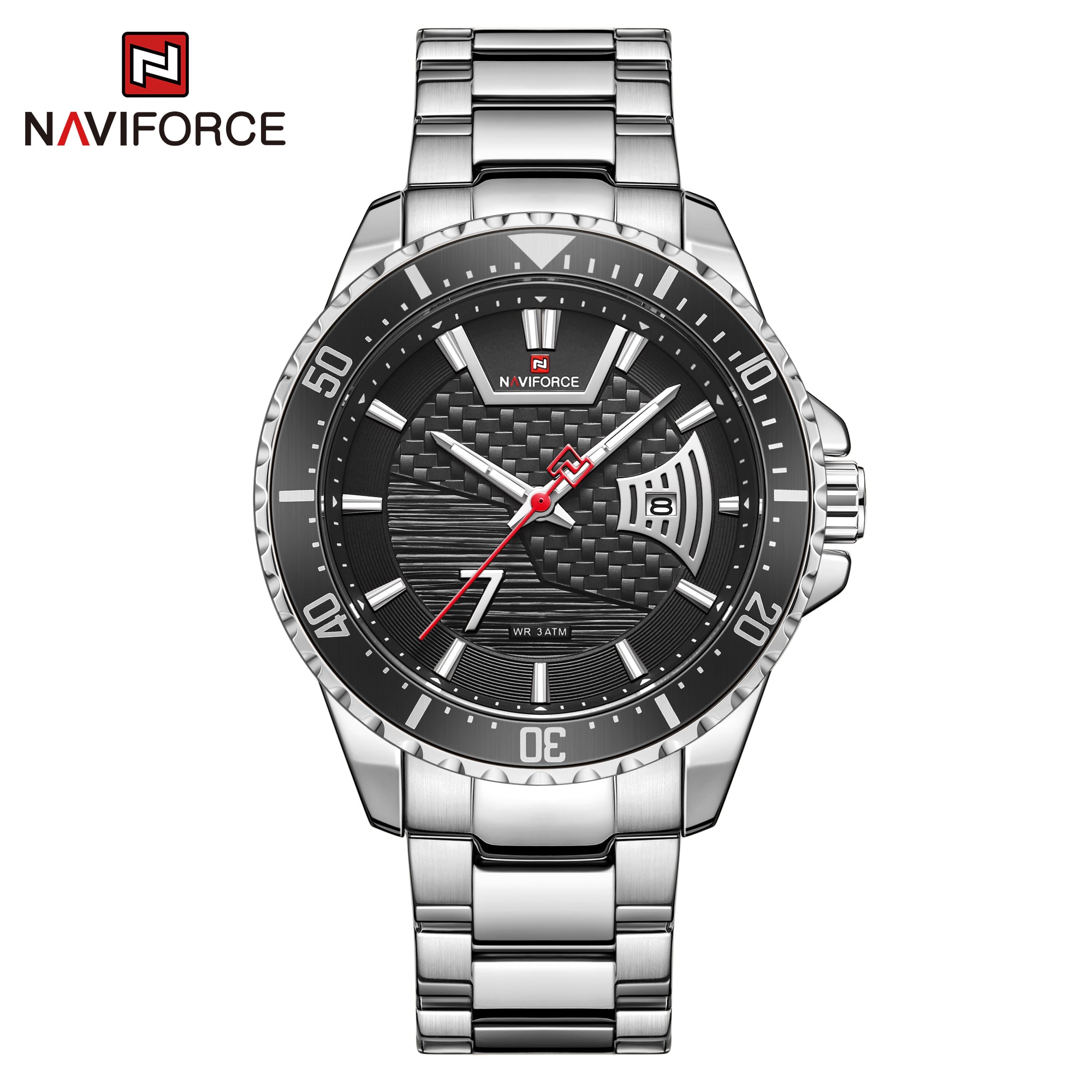 RELOJ NAVIFORCE NF9191 ACERO PLATEADO PARA CABALLERO - 1