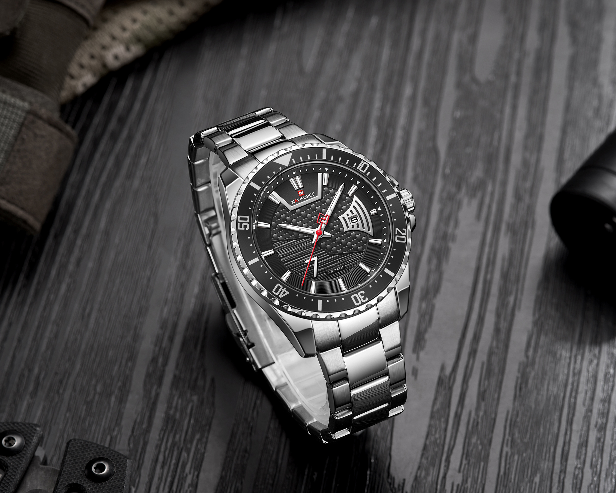 RELOJ NAVIFORCE NF9191 ACERO PLATEADO PARA CABALLERO - 2